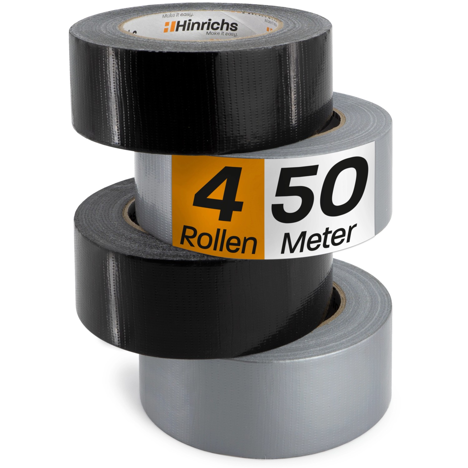 Hinrichs Klebeband Hinrichs 4 Rollen Panzerband günstig online kaufen