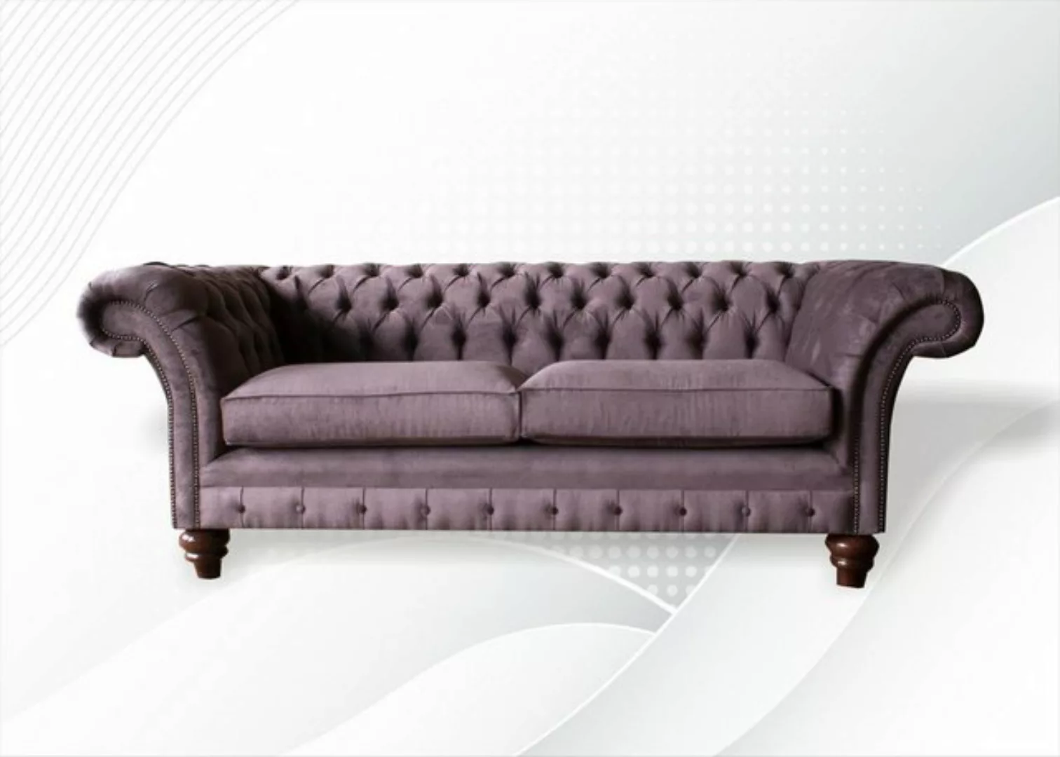 JVmoebel Chesterfield-Sofa, Chesterfield 3 Sitzer Design Sofa Couch 225 cm günstig online kaufen