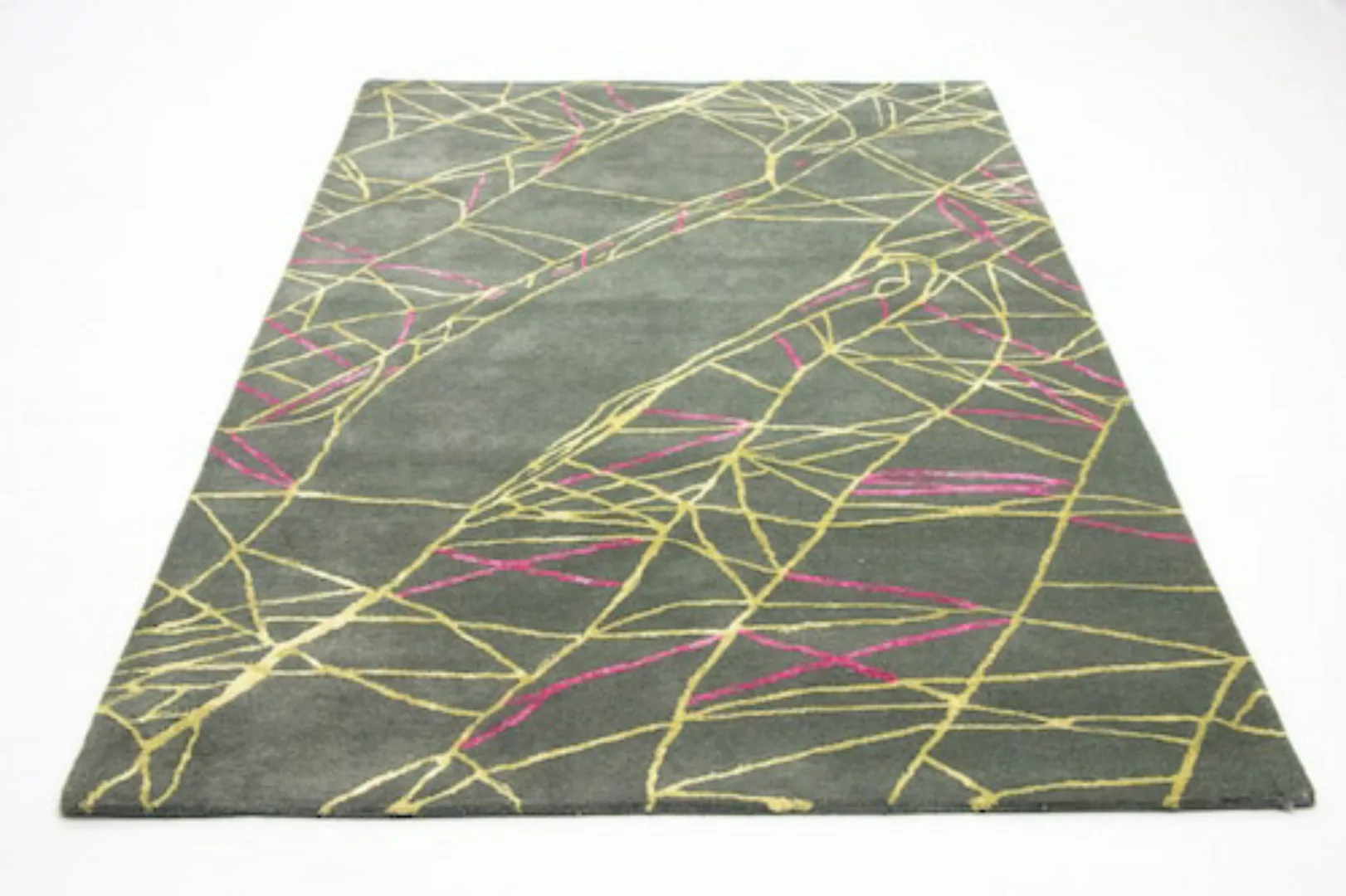 morgenland Wollteppich »Designer Teppich handgetuftet mehrfarbig«, rechteck günstig online kaufen
