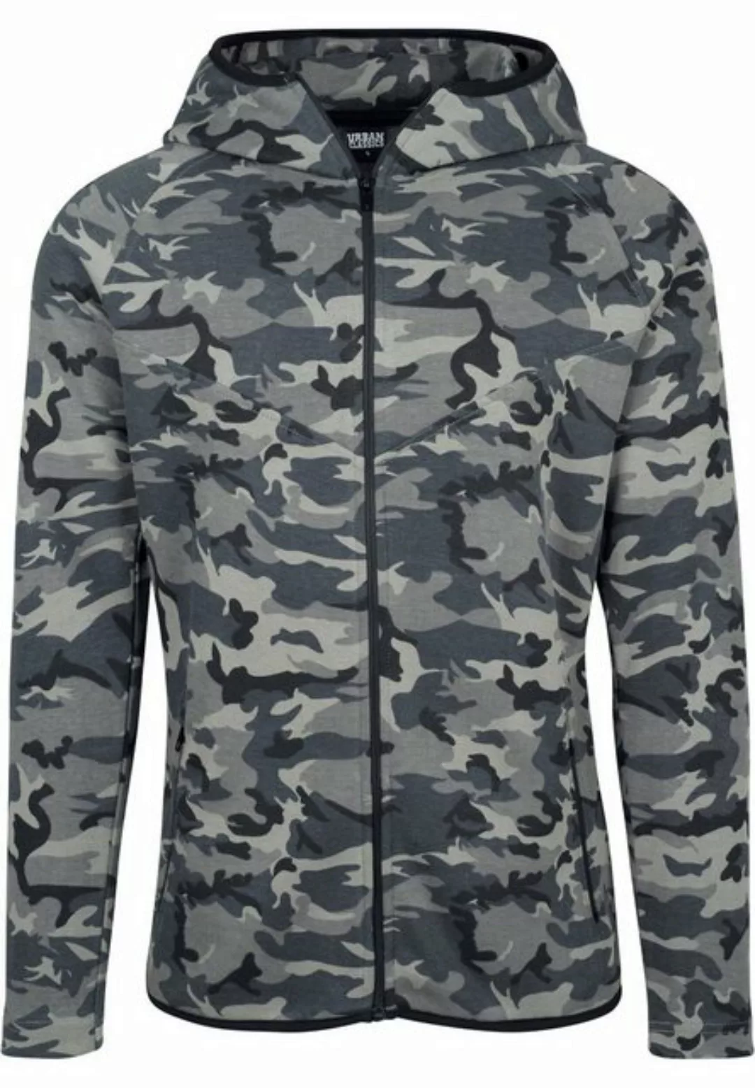Urban Classics Herren Sweatjacket Interlock Camo Zip Jacket günstig online kaufen