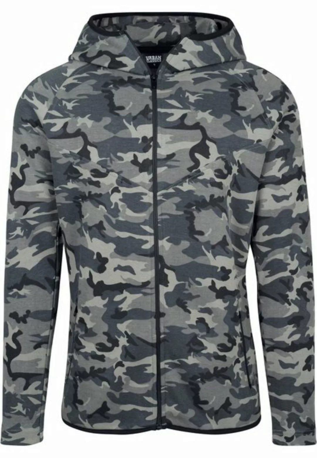 URBAN CLASSICS Allwetterjacke Urban Classics Herren Interlock Camo Zip Jack günstig online kaufen