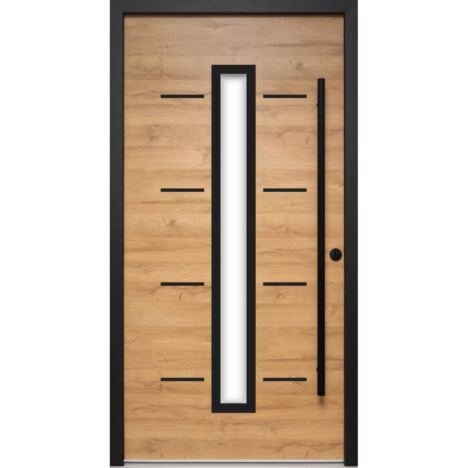 Splendoor Sicherheitshaustür Thermospace Milano Prime RC2 100 cm x 210 cm R günstig online kaufen