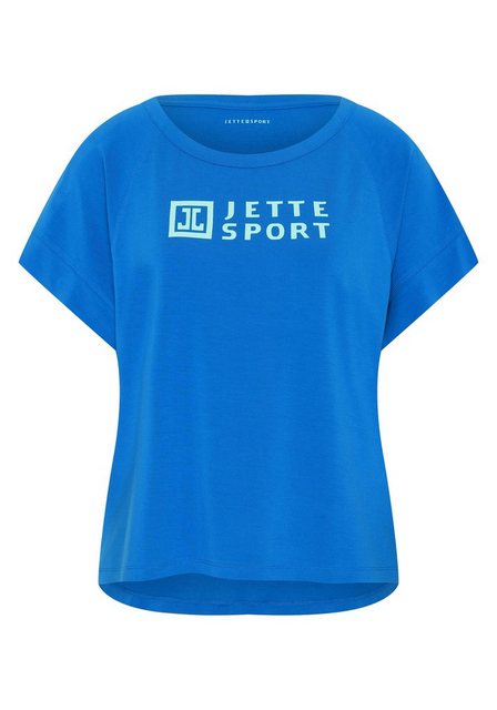 JETTE SPORT Print-Shirt im kastigen Logo-Design günstig online kaufen