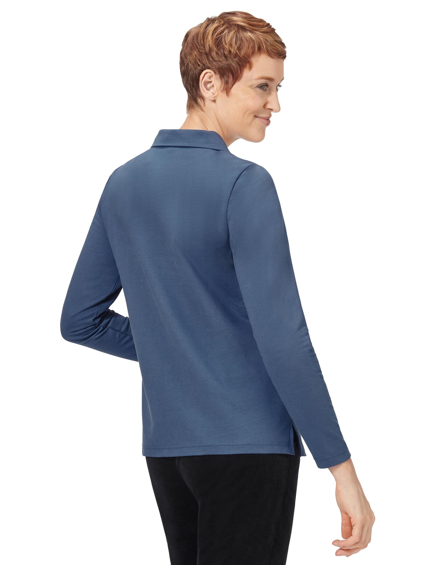 Classic Basics Langarm-Poloshirt "Winter-Shirt", (1 tlg.) günstig online kaufen
