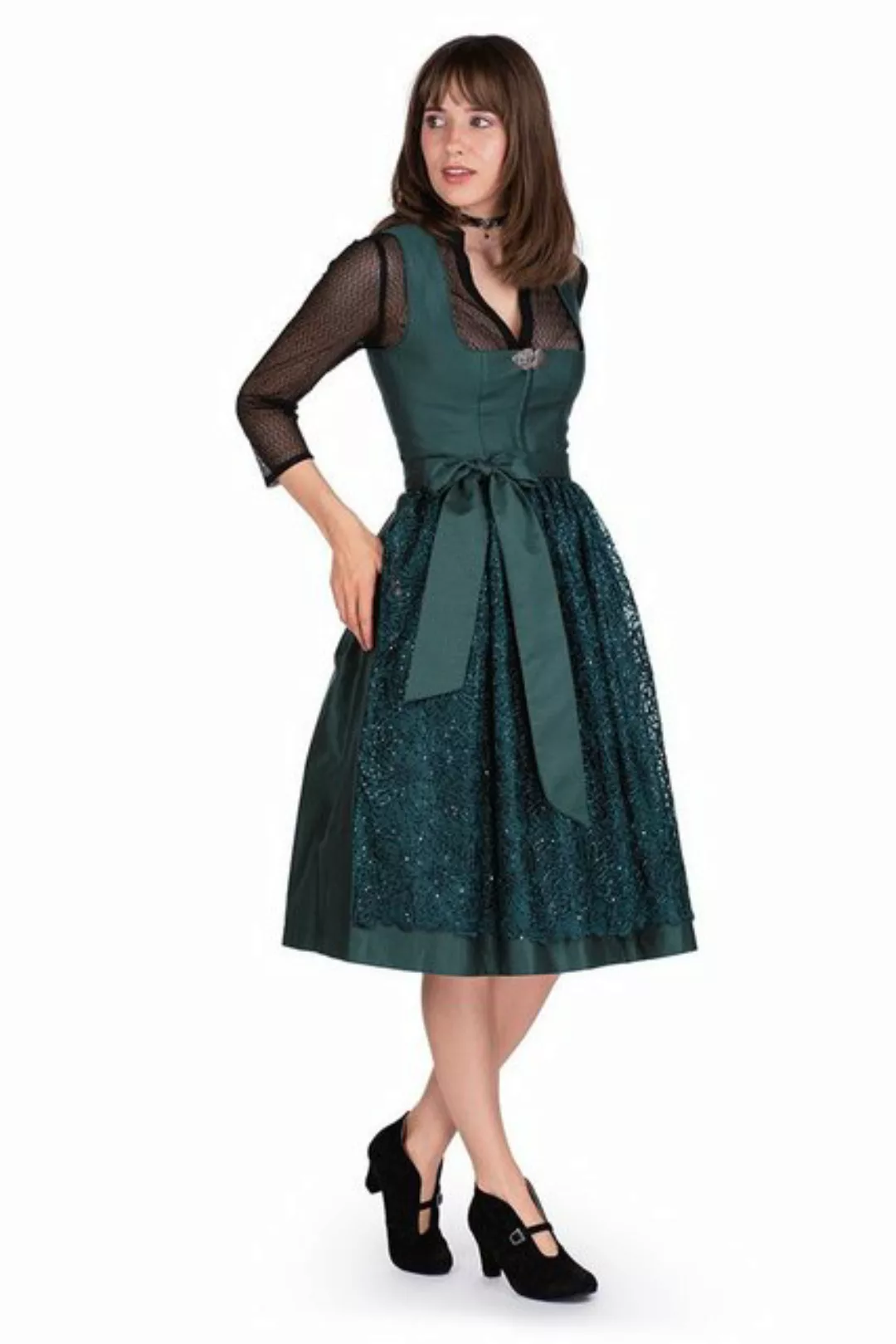 MarJo Dirndl Midi Dirndl 2tlg. - NADESCHA - flaschengrün/smaragd günstig online kaufen