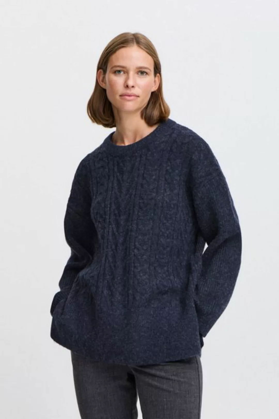 b.young Strickpullover BYNELLO ONECK JUMPER - modischer Strickpullover günstig online kaufen