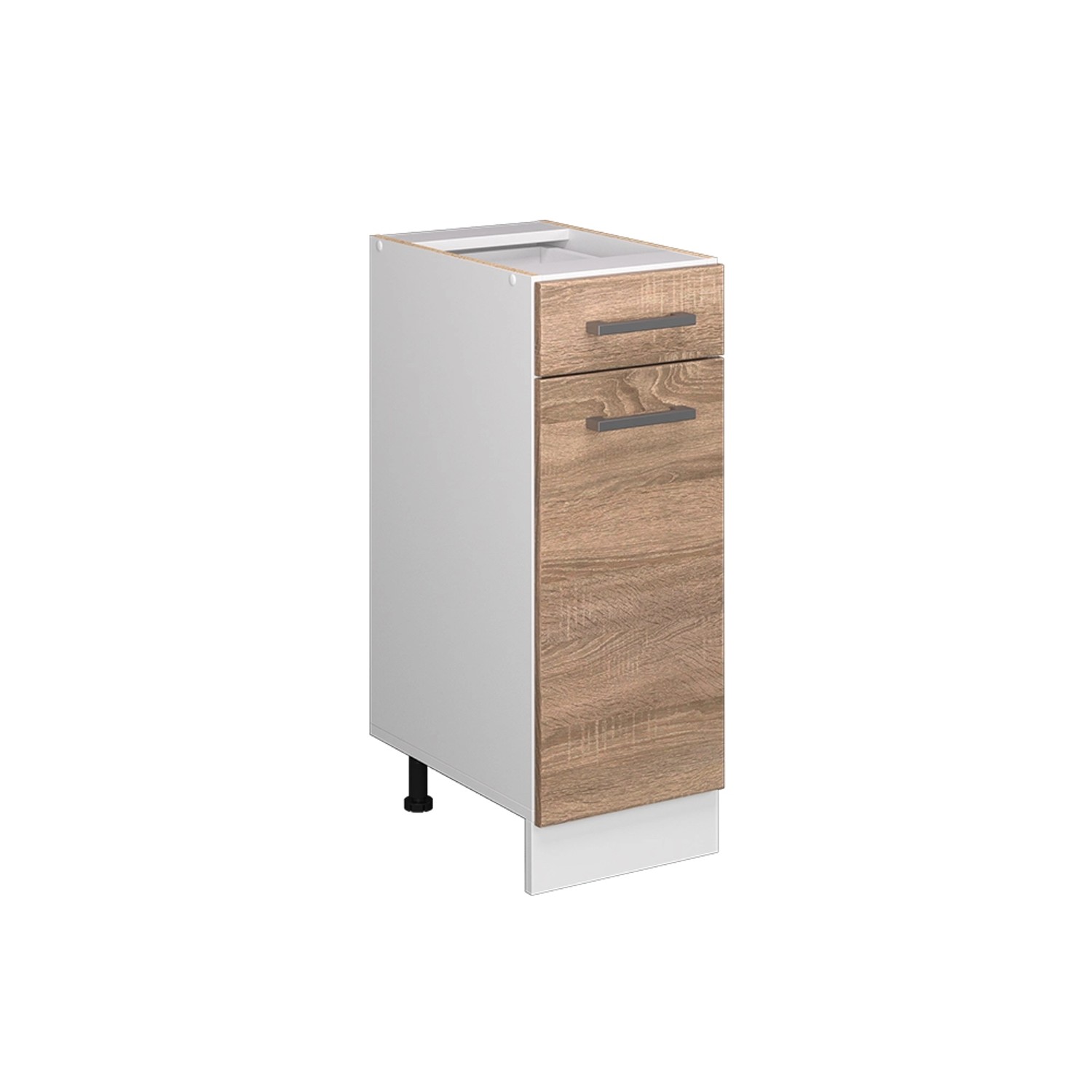 Vicco Unterschrank R-Line, Sonoma/Weiß, 30 cm, günstig online kaufen