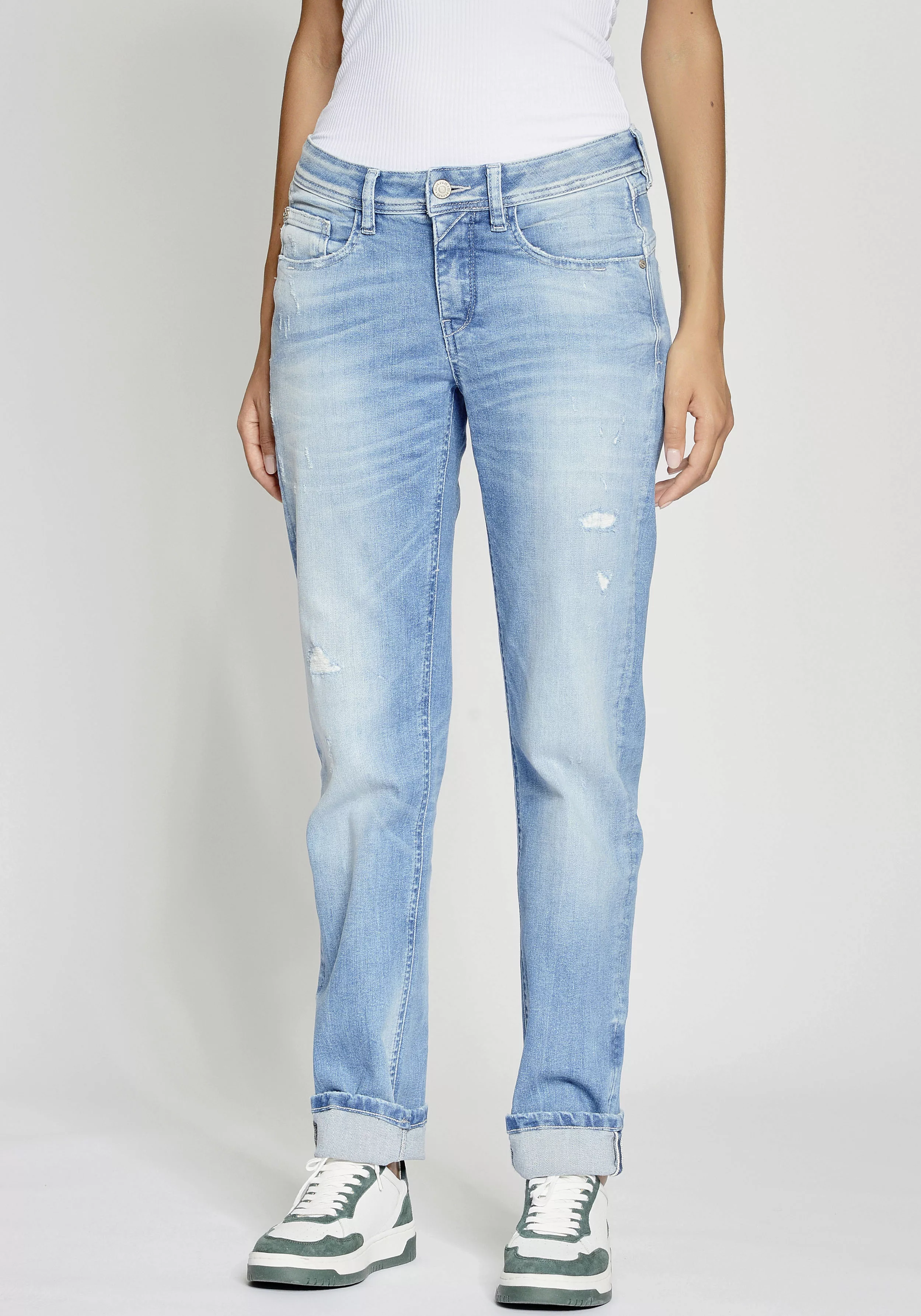 GANG Loose-fit-Jeans 94AMELIE STRAIGHT günstig online kaufen