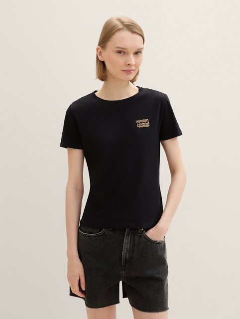 TOM TAILOR Denim T-Shirt T-Shirt mit Bio-Baumwolle günstig online kaufen