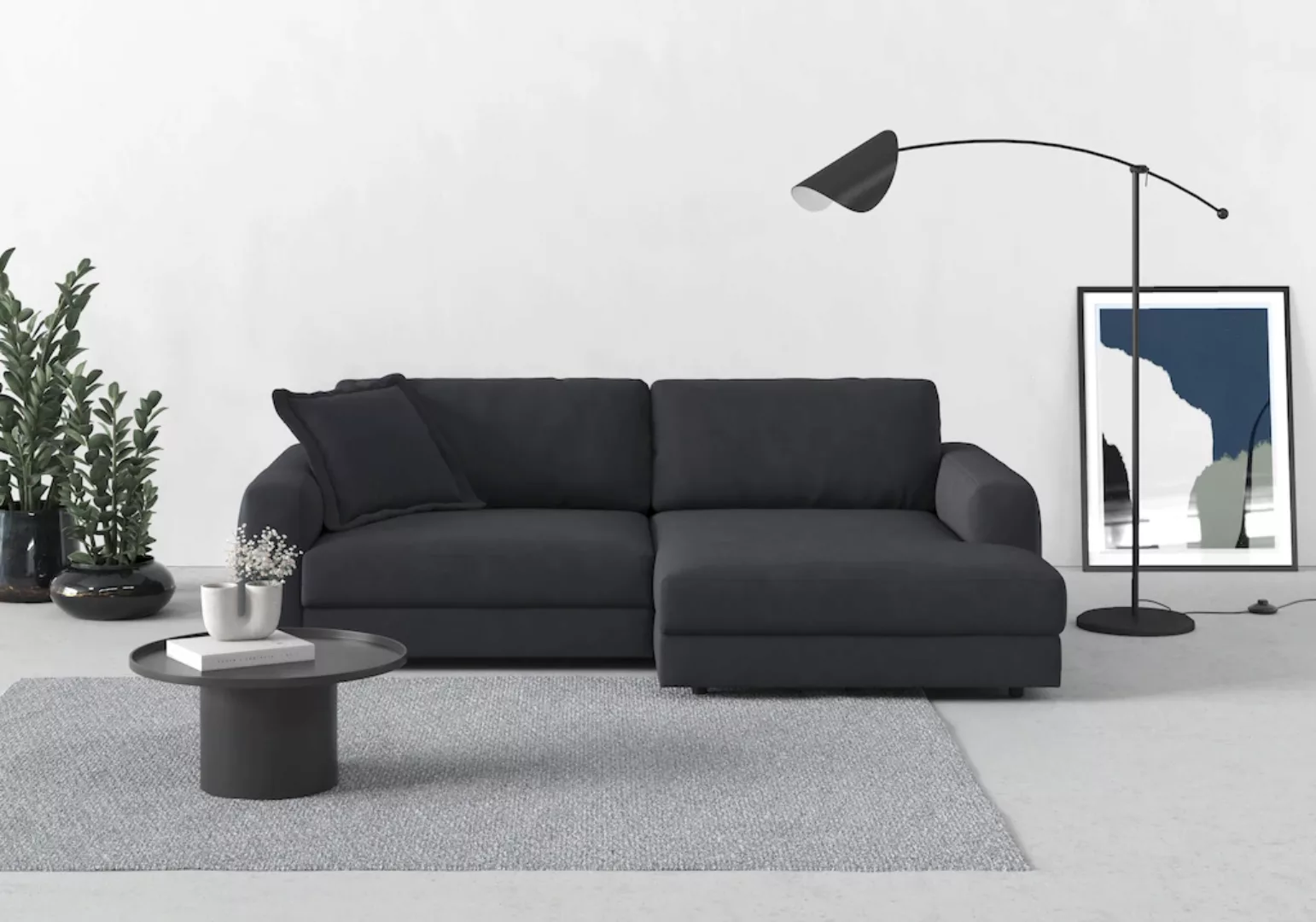 TRENDMANUFAKTUR Ecksofa Bourbon, Designsofa mit tollem Sitzkomfort, L-Form, günstig online kaufen