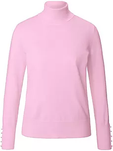 Rollkragen-Pullover Uta Raasch rosé günstig online kaufen