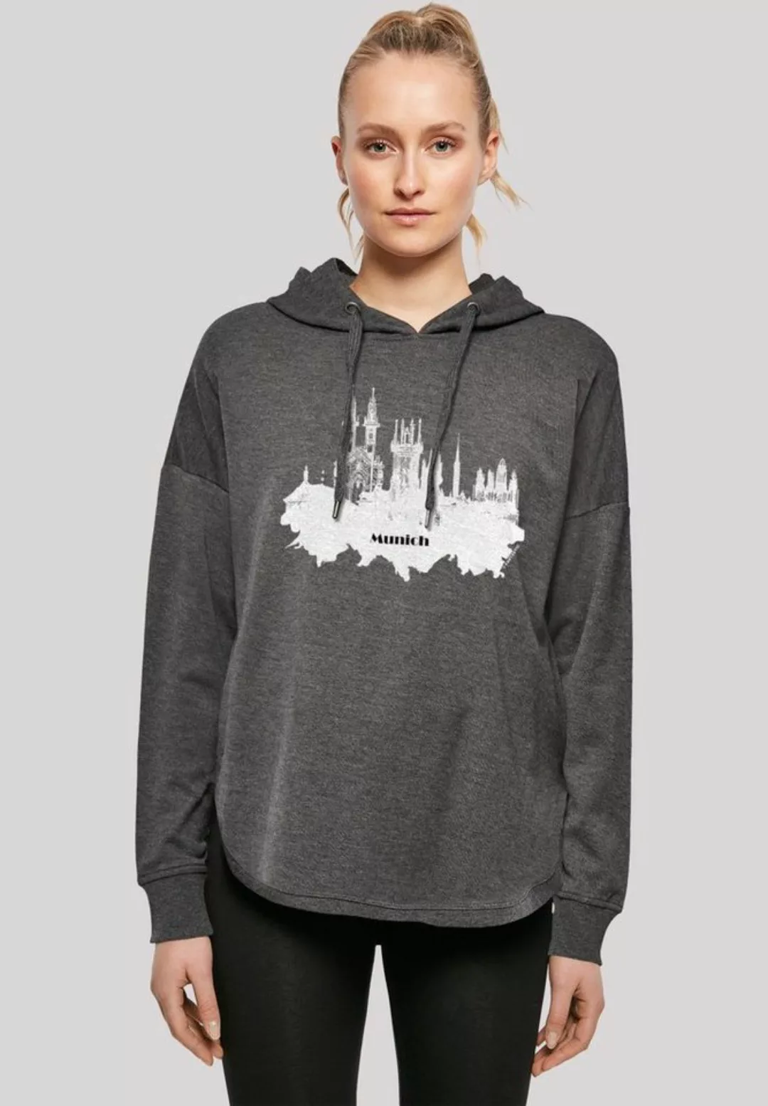 F4NT4STIC Kapuzenpullover "Cities Collection - Munich skyline", Print günstig online kaufen