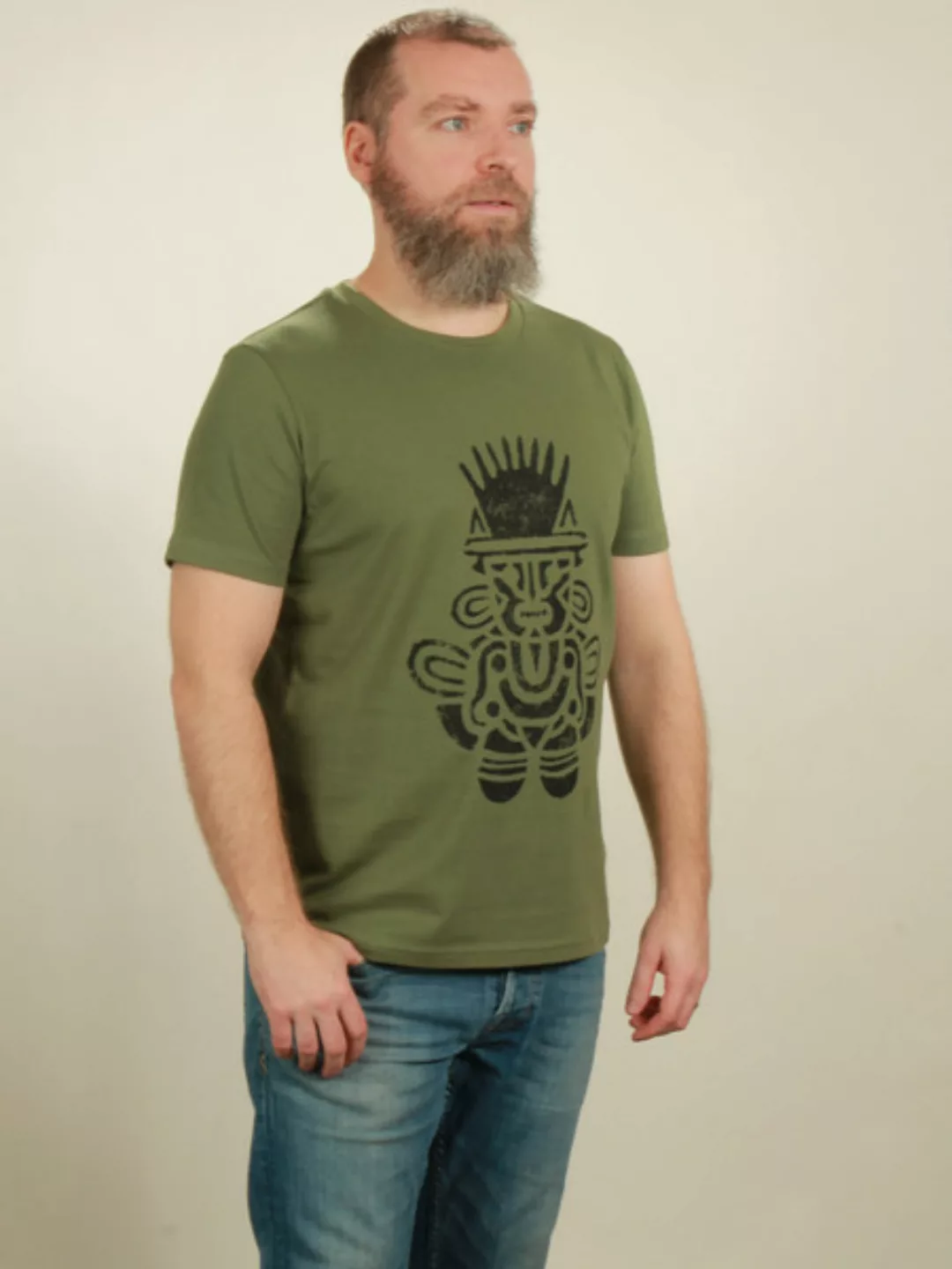 T-shirt Herren - Inka - Green günstig online kaufen