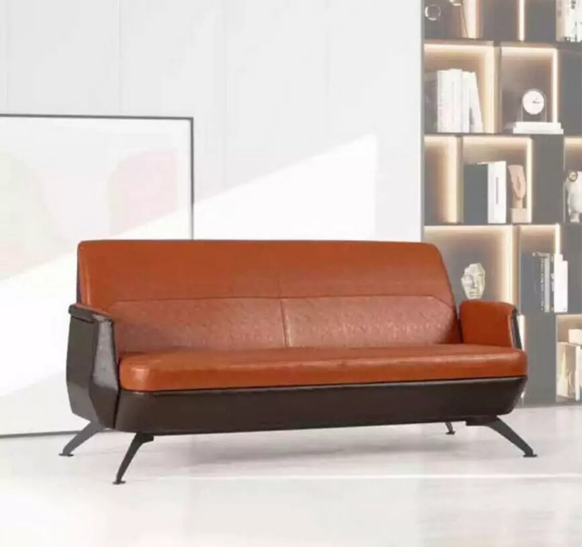 JVmoebel Sofa Moderner Leder Zweisitzer Arbeitszimmermöbel Designer Couch B günstig online kaufen