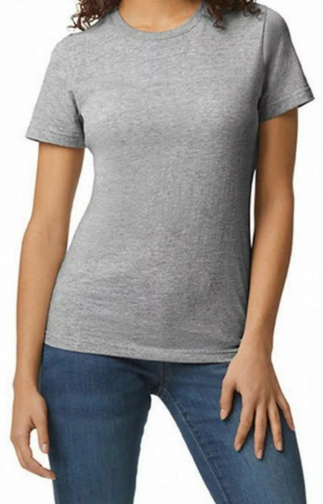 Gildan Rundhalsshirt Damen Softstyle® Midweight Women´s T-Shirt günstig online kaufen