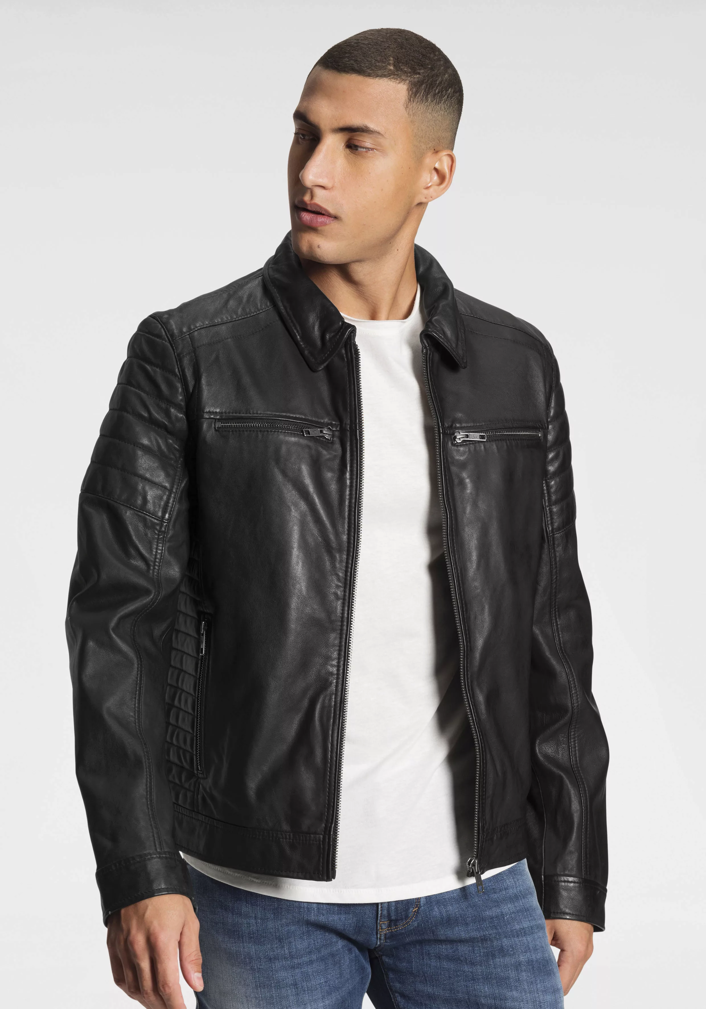 Bruno Banani Lederjacke "William" günstig online kaufen