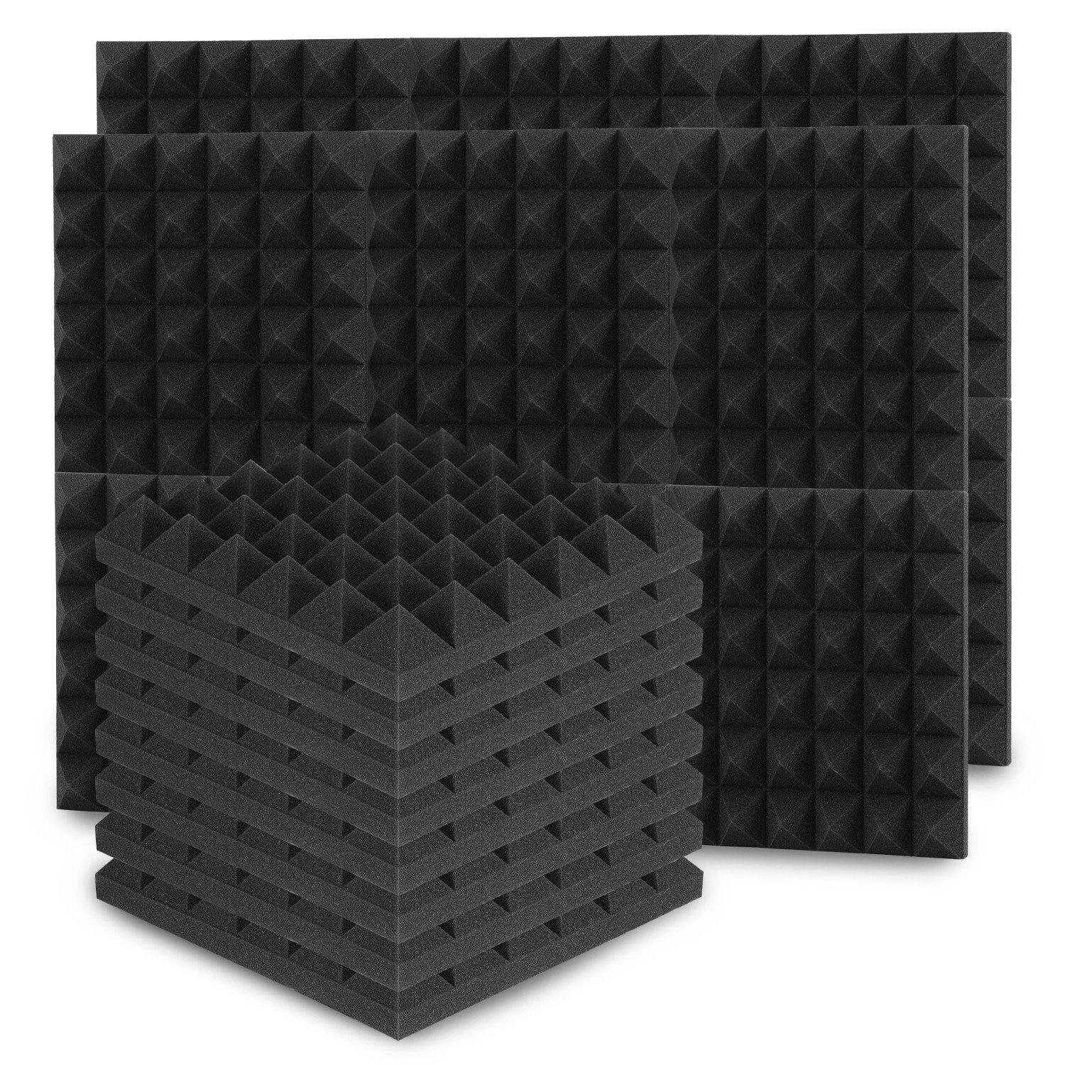 Clanmacy Akustikplatte 24 Stück Akustikplatte Pyramide günstig online kaufen