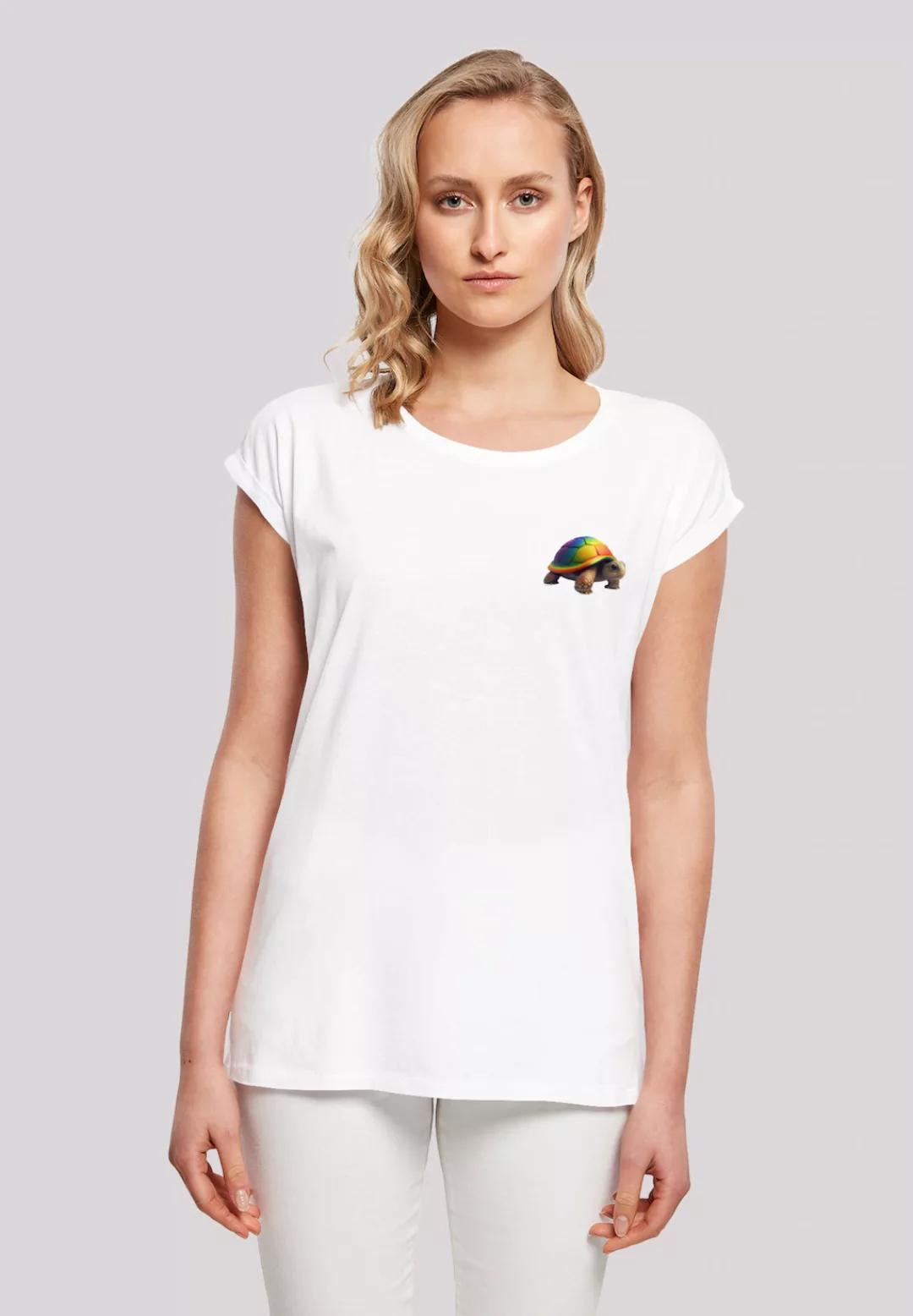 F4NT4STIC T-Shirt "Rainbow Turtle SHORT SLEEVE TEE", Print günstig online kaufen