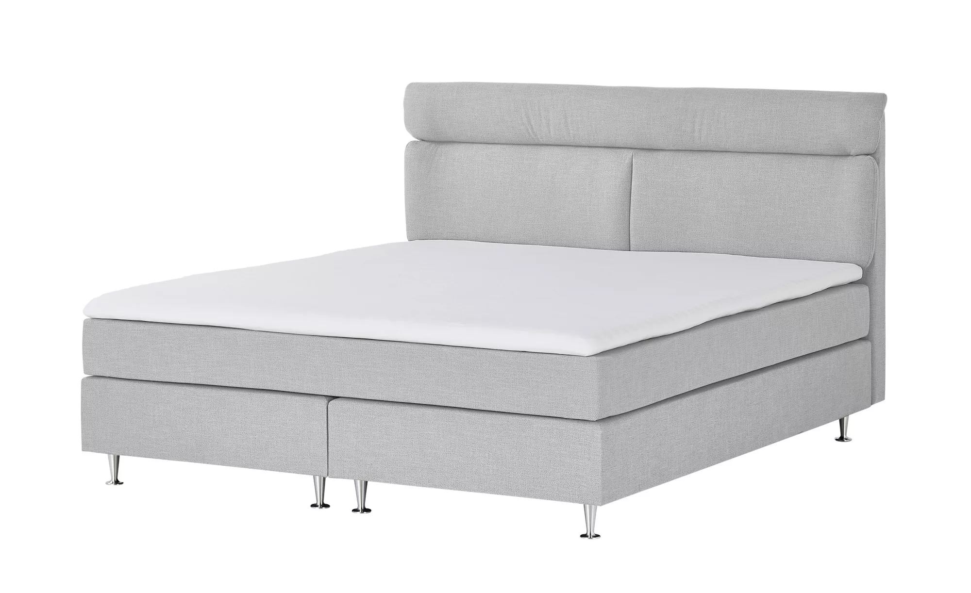 Boxspringbett  Fero ¦ grau ¦ Maße (cm): B: 151 H: 105,5 Betten > Boxspringb günstig online kaufen