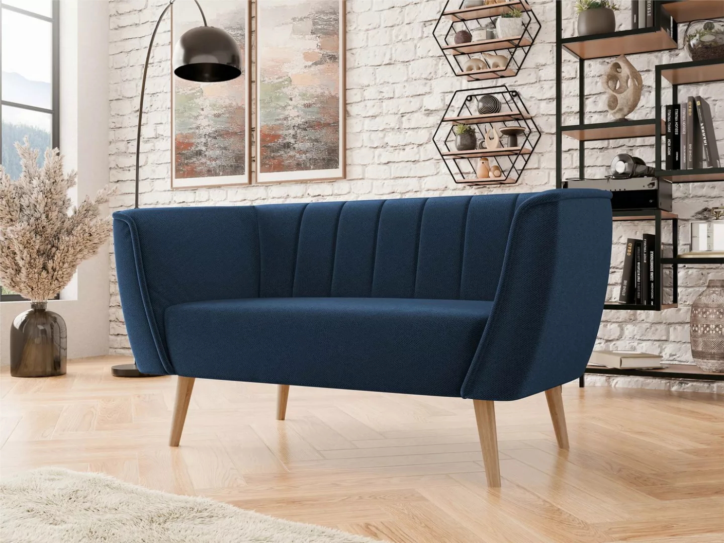 MIRJAN24 Sofa Pas 2, Holzkonstruktion, 142x74x75 cm, 2-Sitzer günstig online kaufen