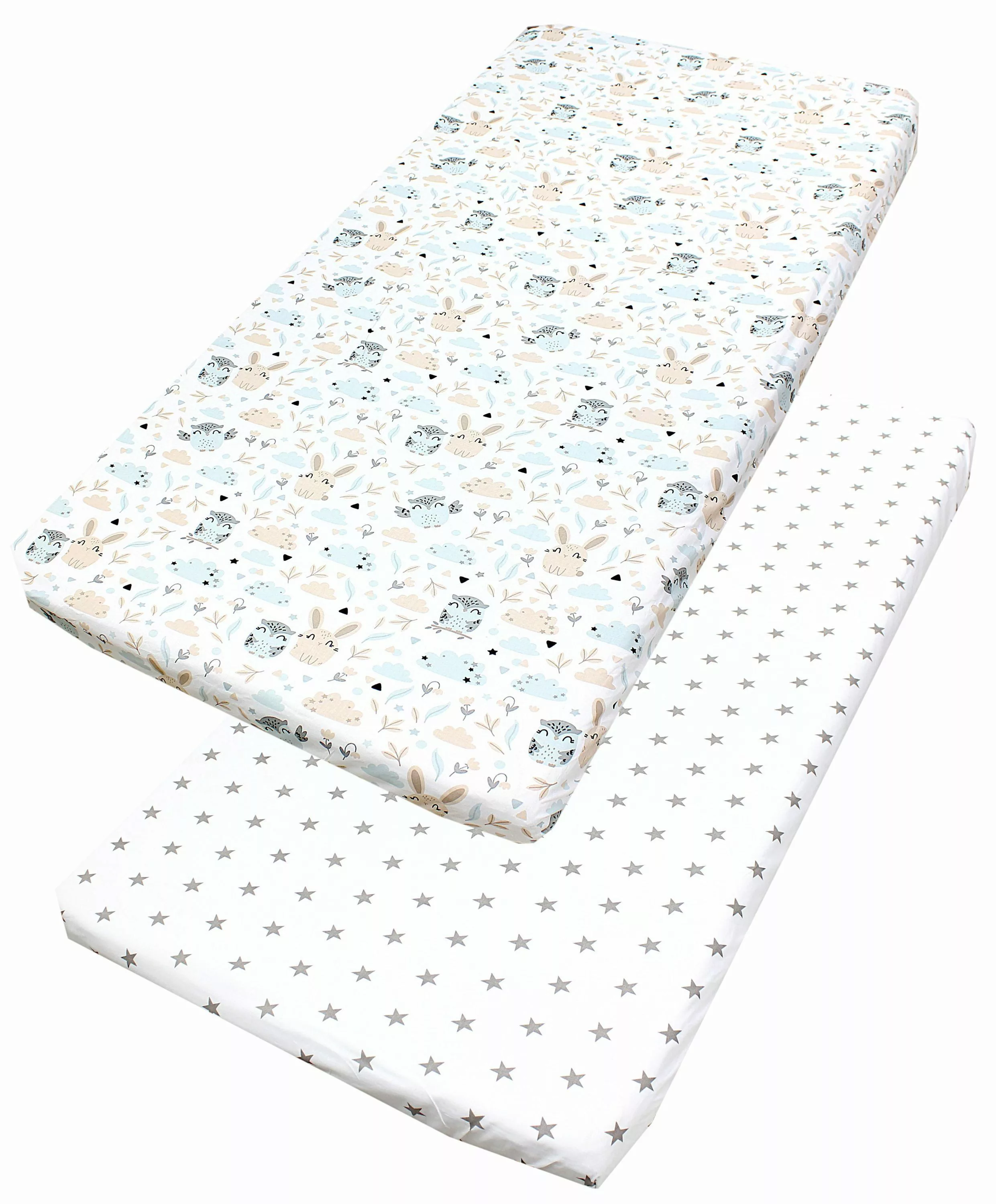 TupTam Spannbettlaken Baby Spannbettlaken Spannbetttuch für günstig online kaufen