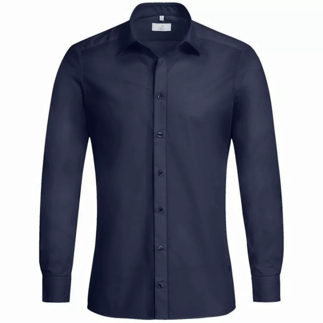 GREIFF Langarmhemd Greiff Corporate Hemd BASIC Herren Slim Fit OEKO TEX® Ma günstig online kaufen