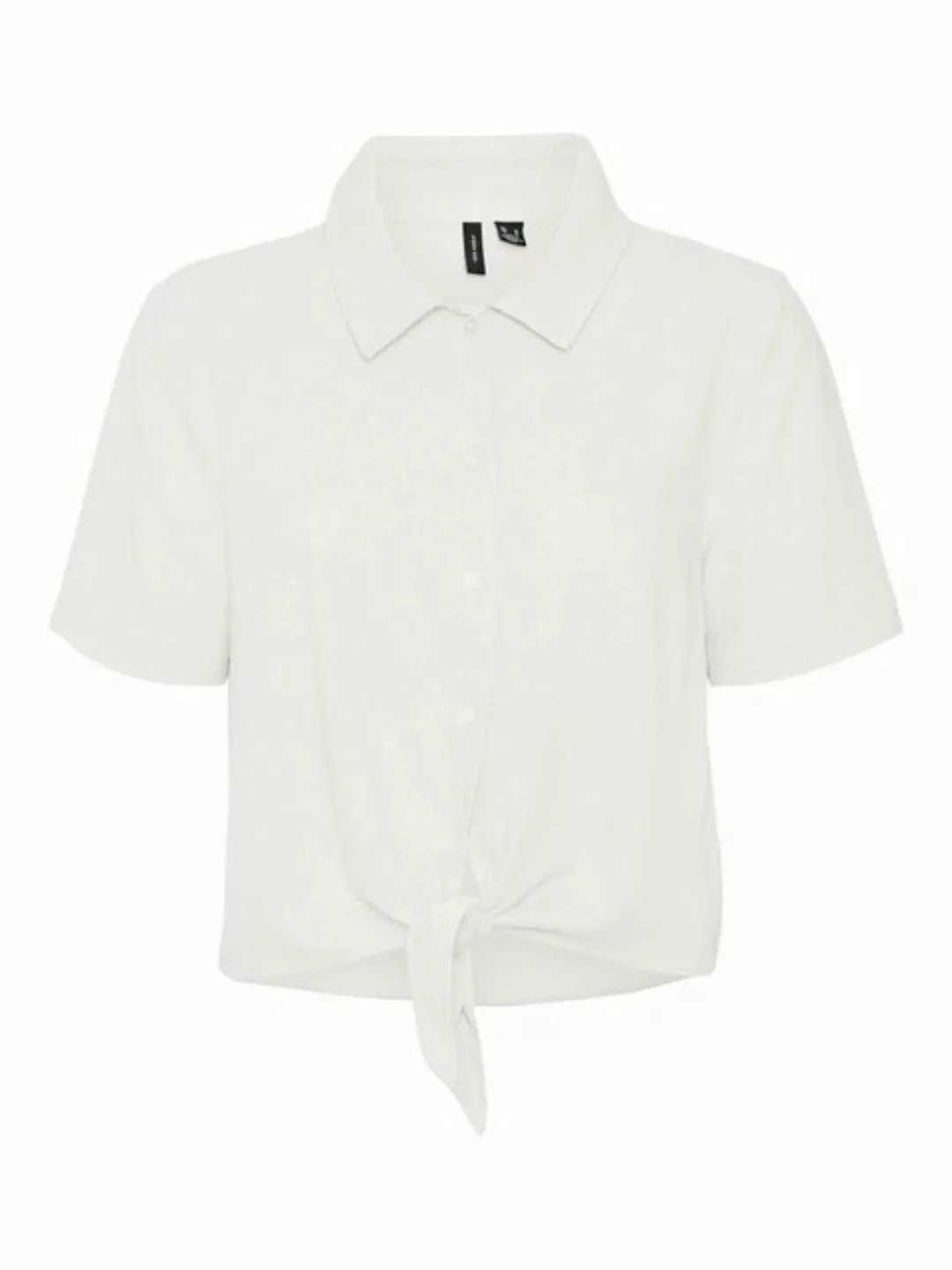 Vero Moda Kurzarmbluse MYMILO (1-tlg) Drapiert/gerafft günstig online kaufen