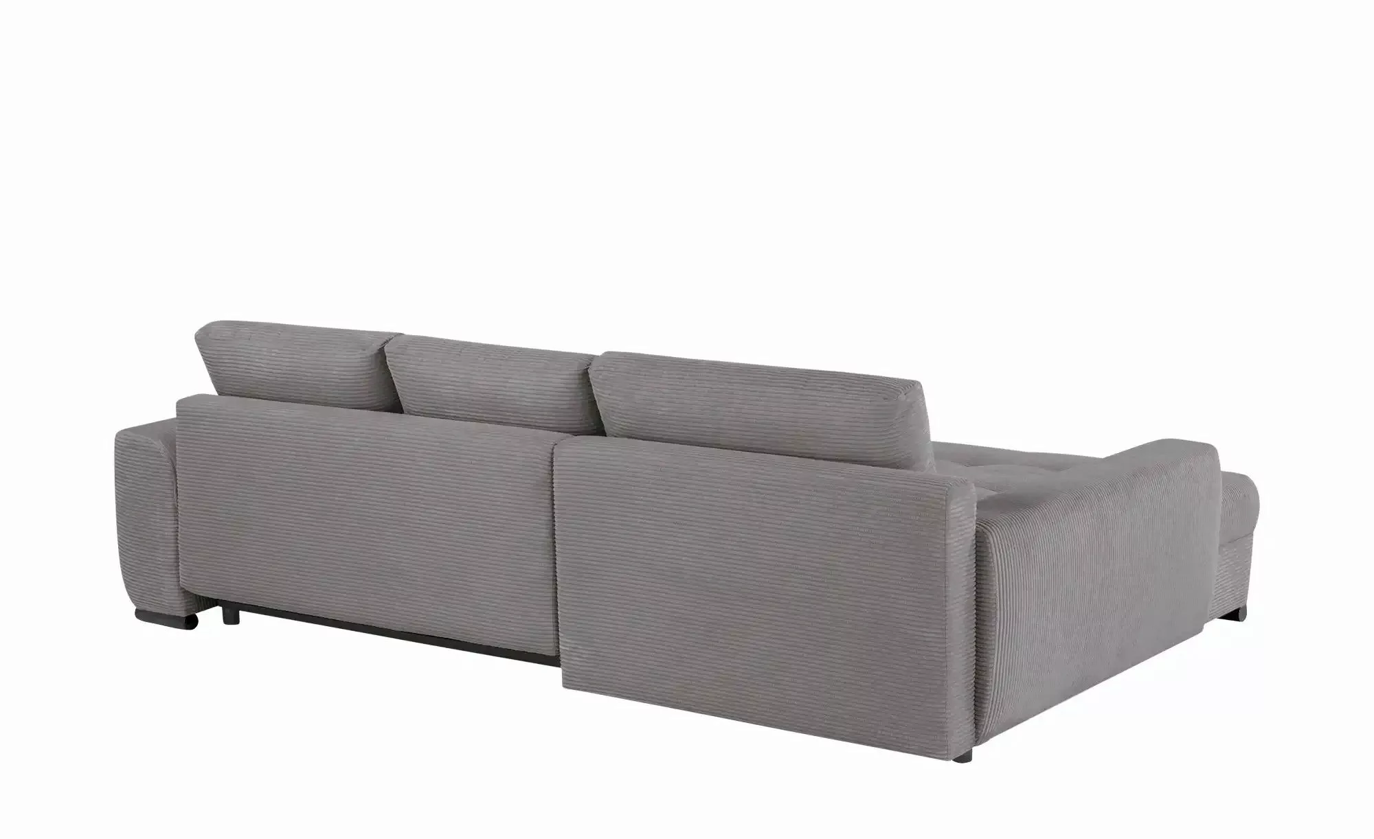 bobb Ecksofa in kuscheligem Cordstoff Soumia ¦ grau ¦ Maße (cm): B: 283 H: günstig online kaufen