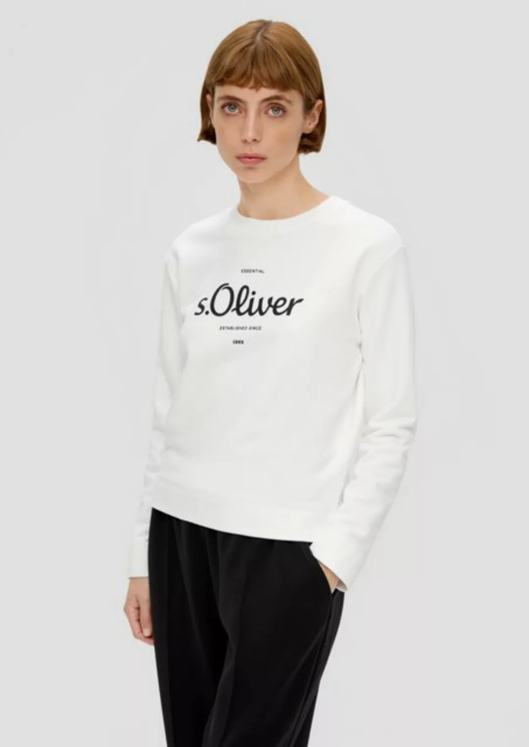 s.Oliver Sweatshirt Sweatshirt aus Baumwollstretch günstig online kaufen