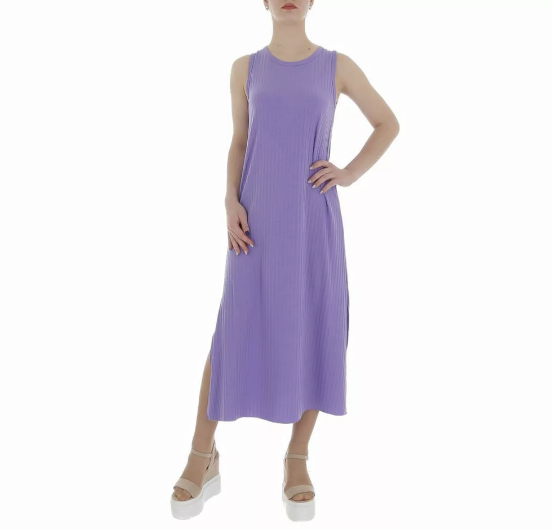 Ital-Design Sommerkleid Damen Freizeit (86164348) Stretch Rippstrickoptik M günstig online kaufen