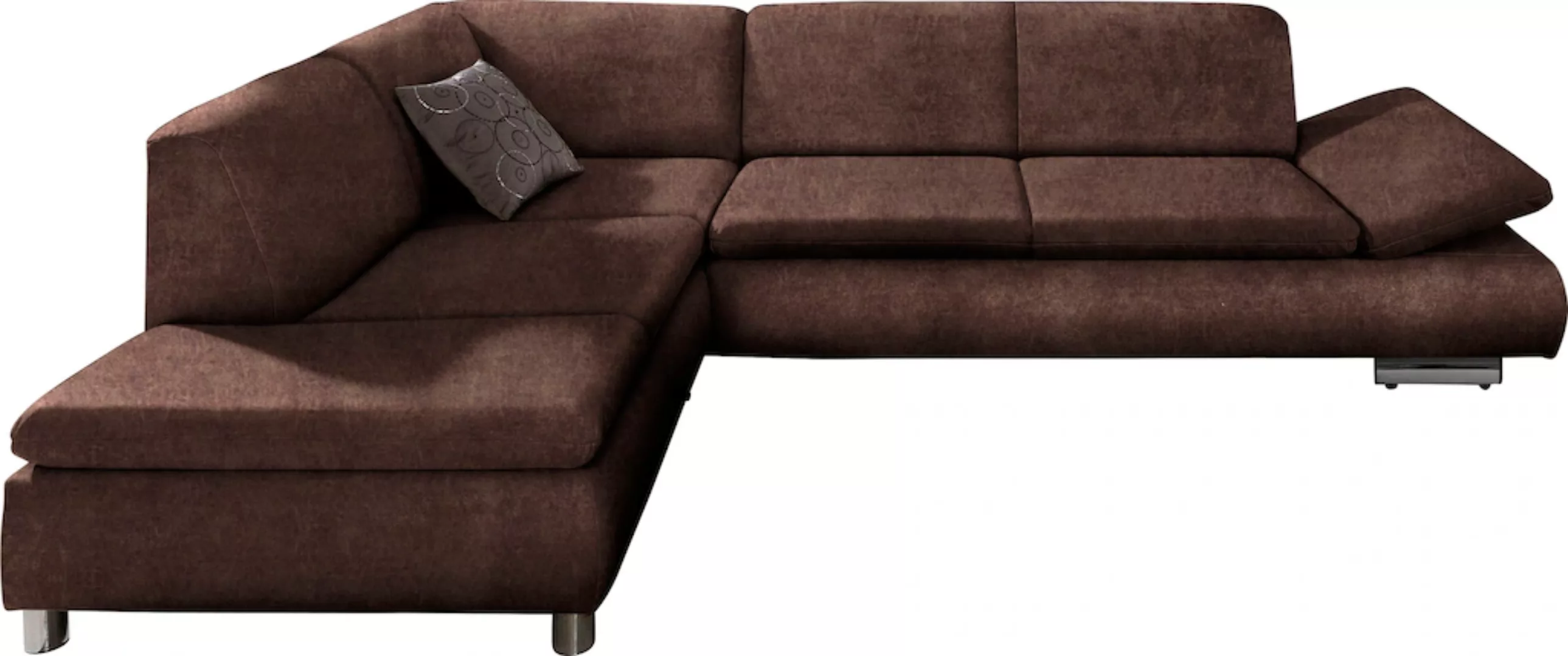 Max Winzer Ecksofa "Toulouse", mit klappbaren Armlehnen, Breite 271 cm günstig online kaufen