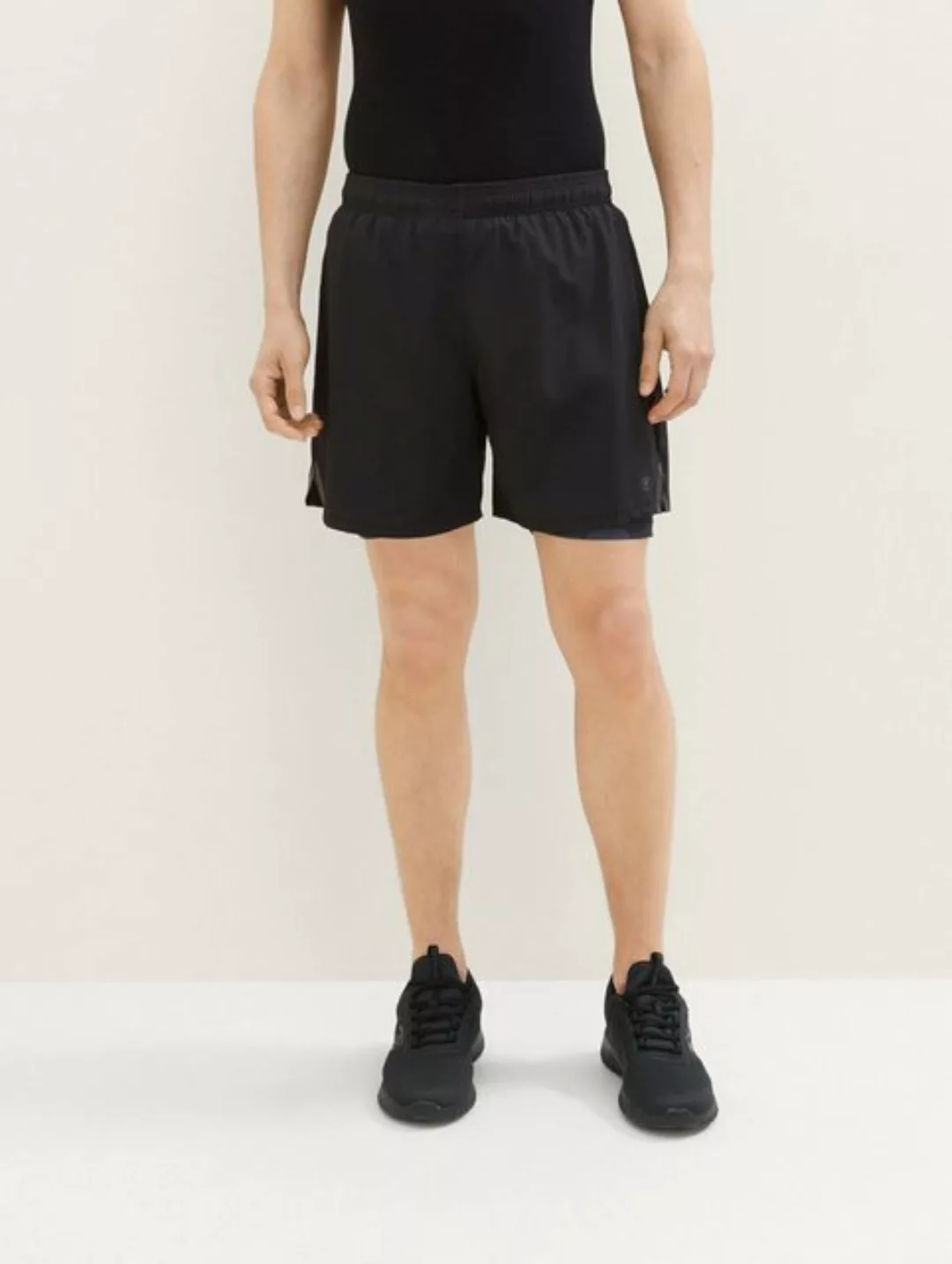 TOM TAILOR Laufshorts 2-in-1 Sport-Shorts günstig online kaufen