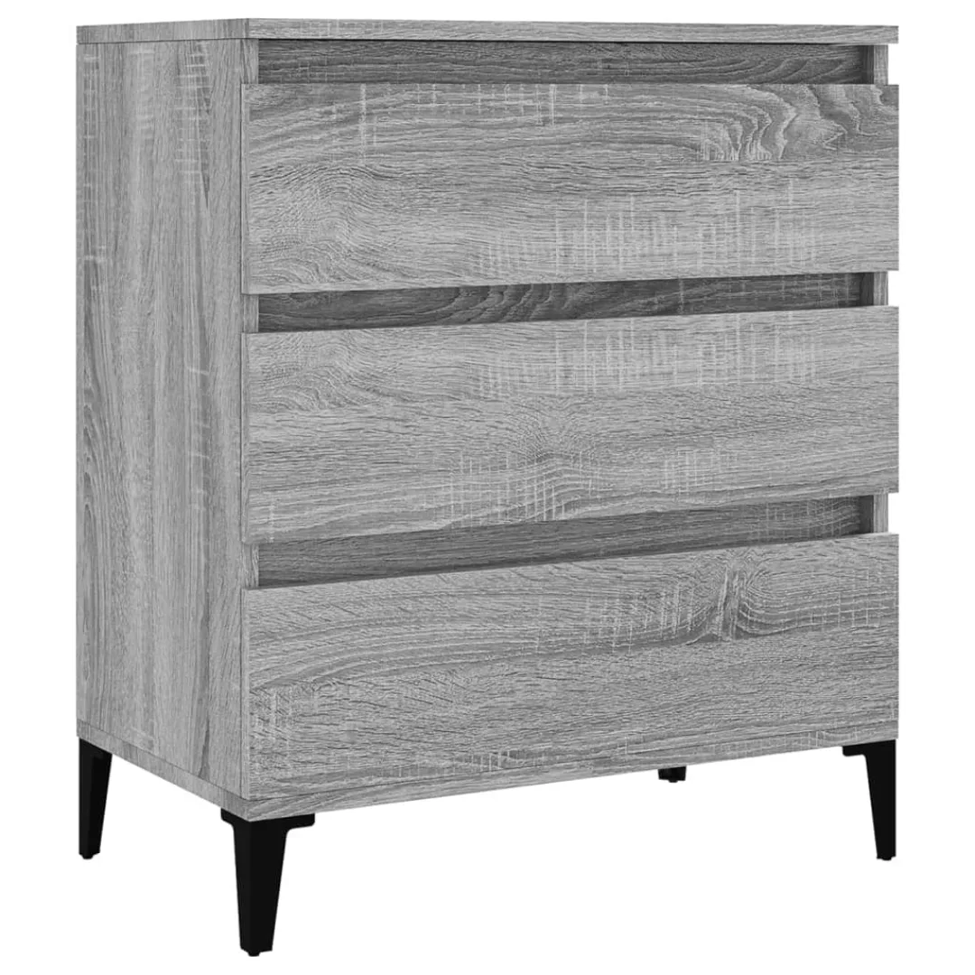 Vidaxl Sideboard Grau Sonoma 60x35x70 Cm Holzwerkstoff günstig online kaufen