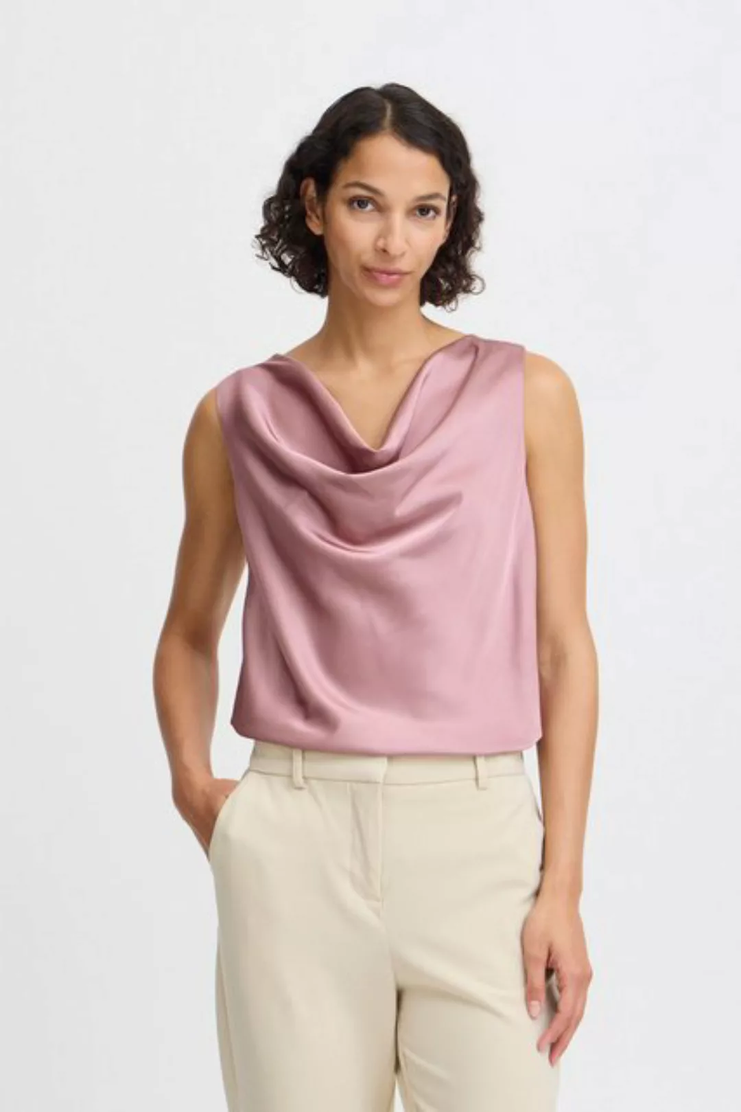 b.young Crop-Top BYFAIRCHILD SL BLOUSE modische Bluse mit Wasserfallausschn günstig online kaufen