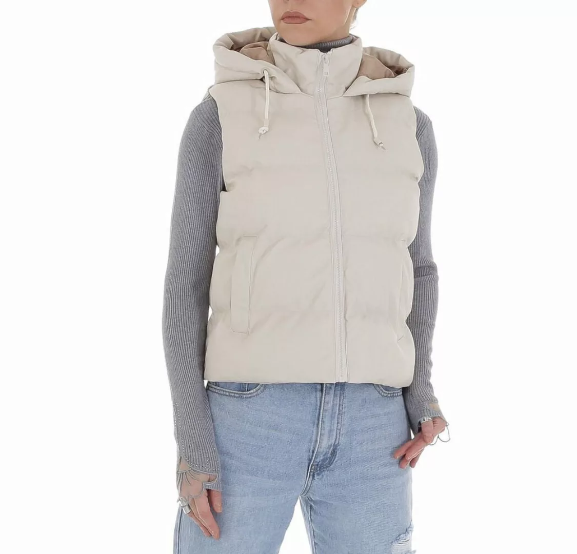 Ital-Design Lederimitatjacke Damen Freizeit Kapuze Gefüttert Übergangsjack günstig online kaufen