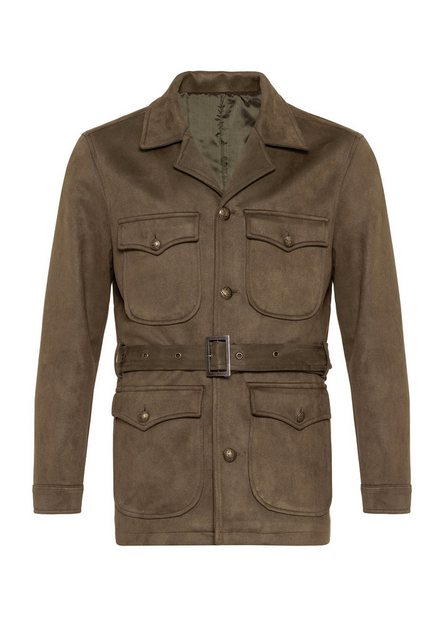 Antioch Winterjacke Slim Fit Belted Suede Coat günstig online kaufen