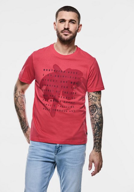 STREET ONE MEN T-Shirt aus reiner Baumwolle günstig online kaufen