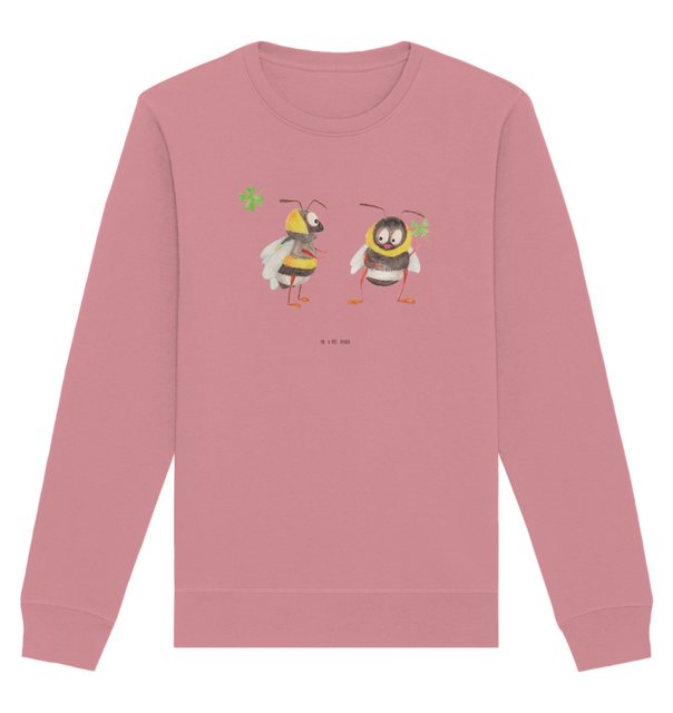 Mr. & Mrs. Panda Longpullover Größe XL Bienen Paar - Canyon Pink - Geschenk günstig online kaufen