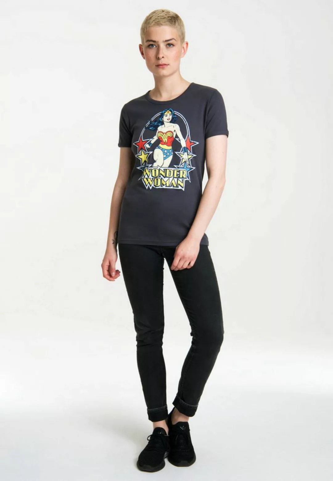 LOGOSHIRT T-Shirt Wonder Woman – Stars mit lizenziertem Originaldesign günstig online kaufen