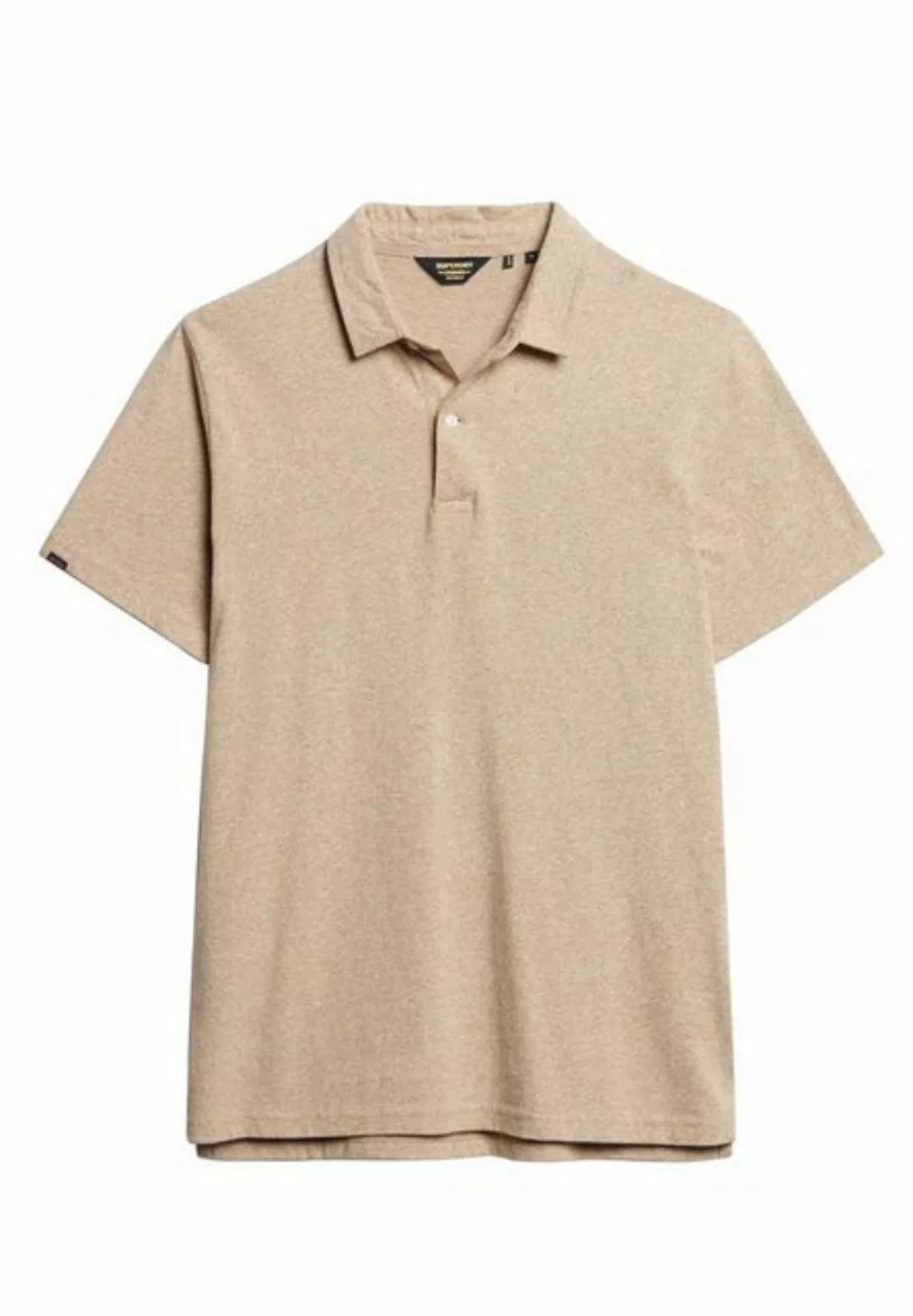 Superdry Poloshirt Superdry Herren Polo STUDIOS JERSEY POLO Light Tan Brown günstig online kaufen