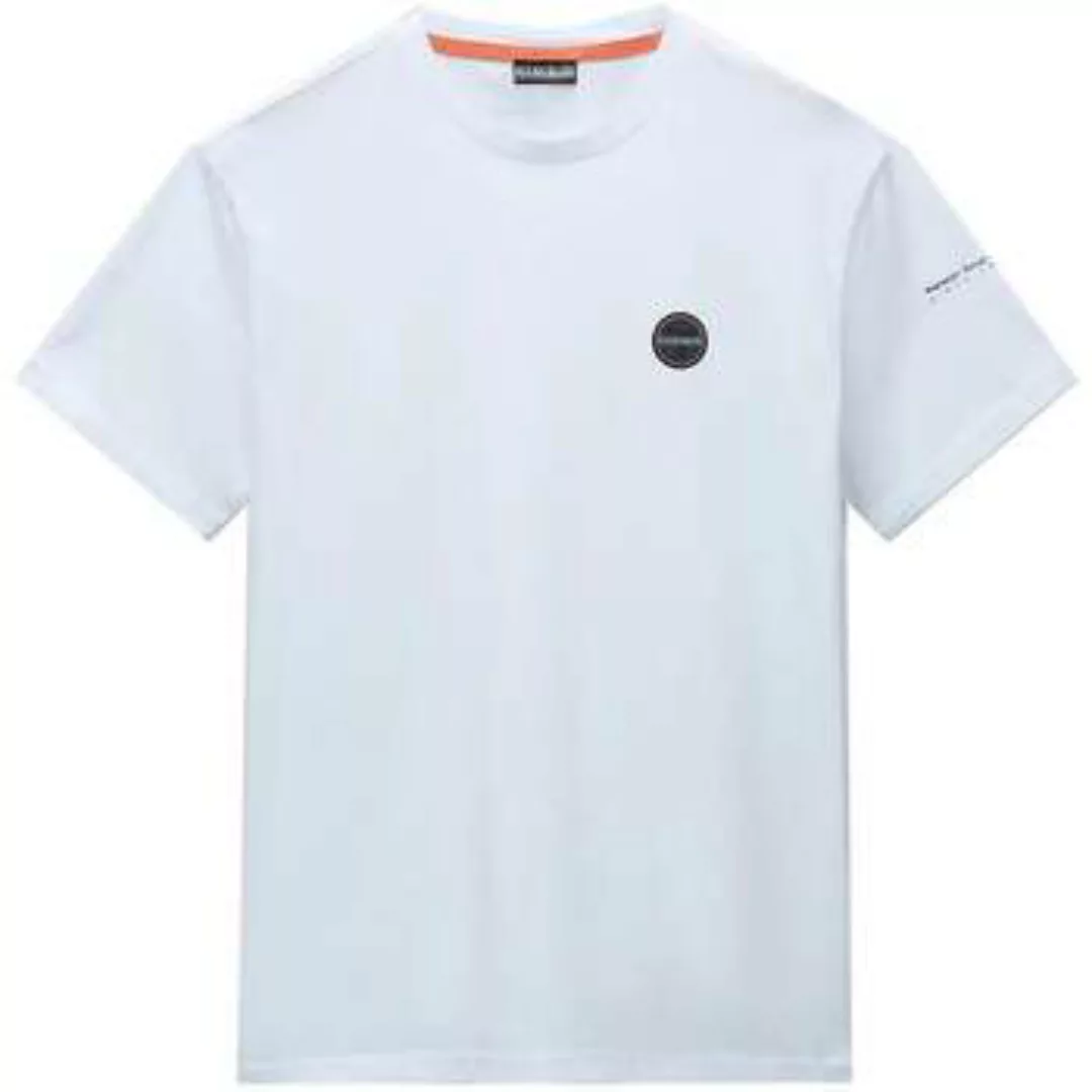 Napapijri  T-Shirts & Poloshirts Badge T-Shirt White günstig online kaufen