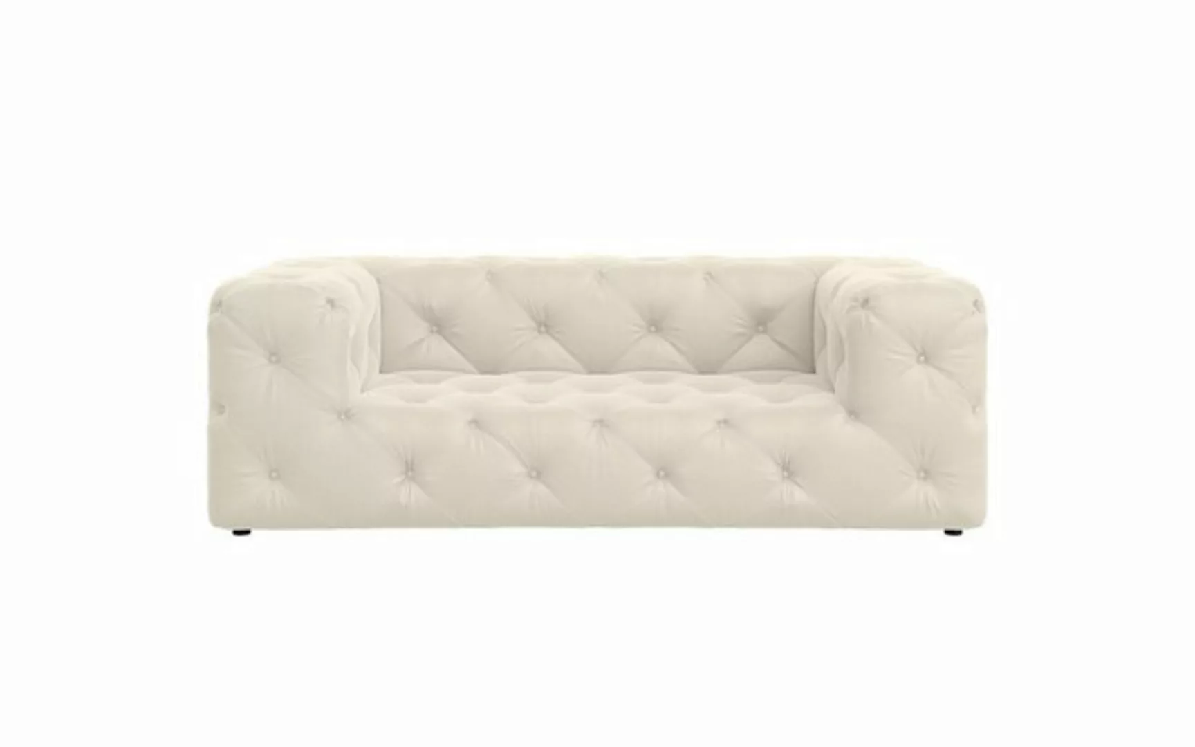 Places of Style 2-Sitzer FOLLINA, 2-Sitzer Sofa mit klassischer Chesterfiel günstig online kaufen