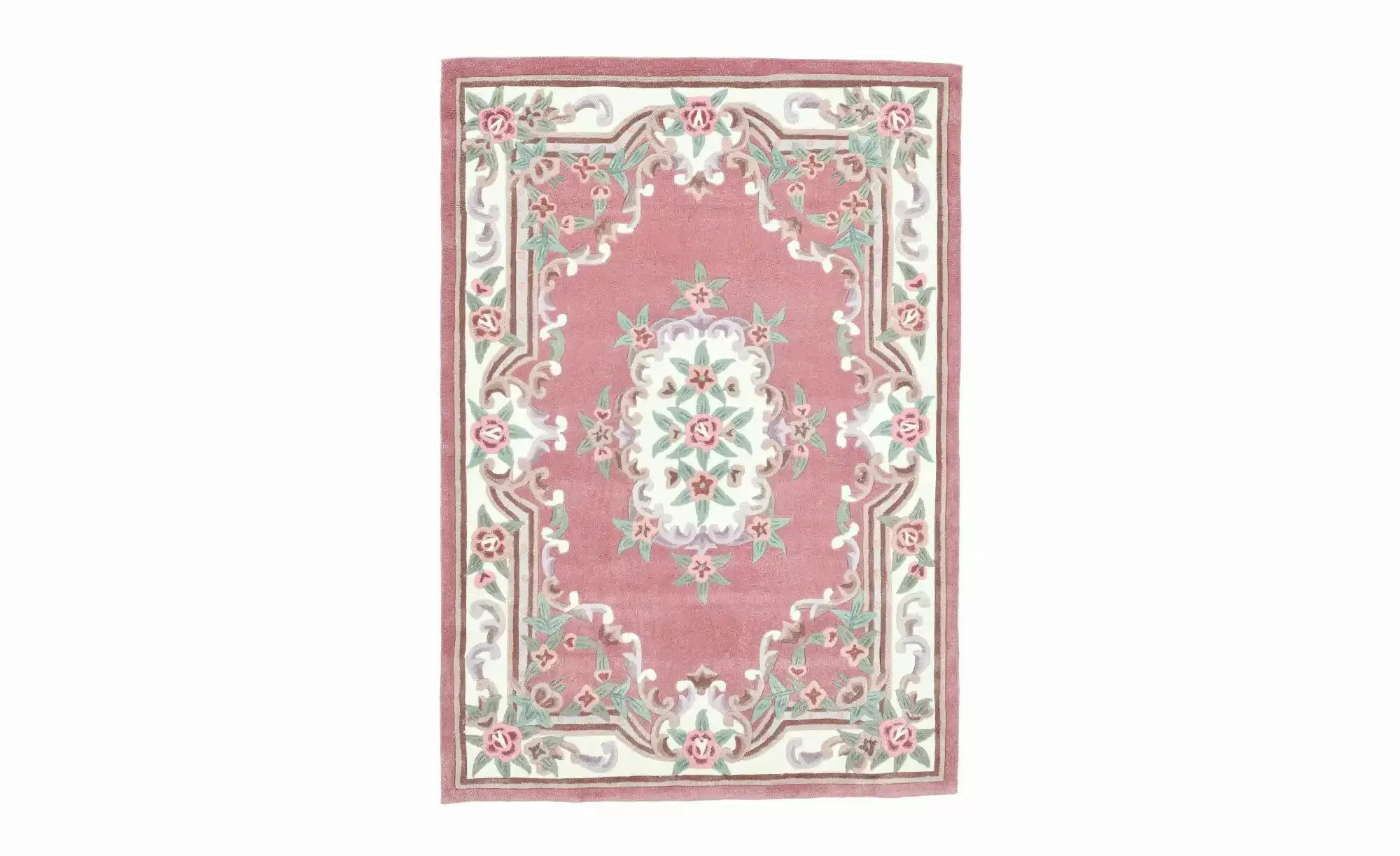 THEKO Vintageteppich  Ming ¦ rosa/pink ¦ Synthetische Fasern ¦ Maße (cm): B günstig online kaufen