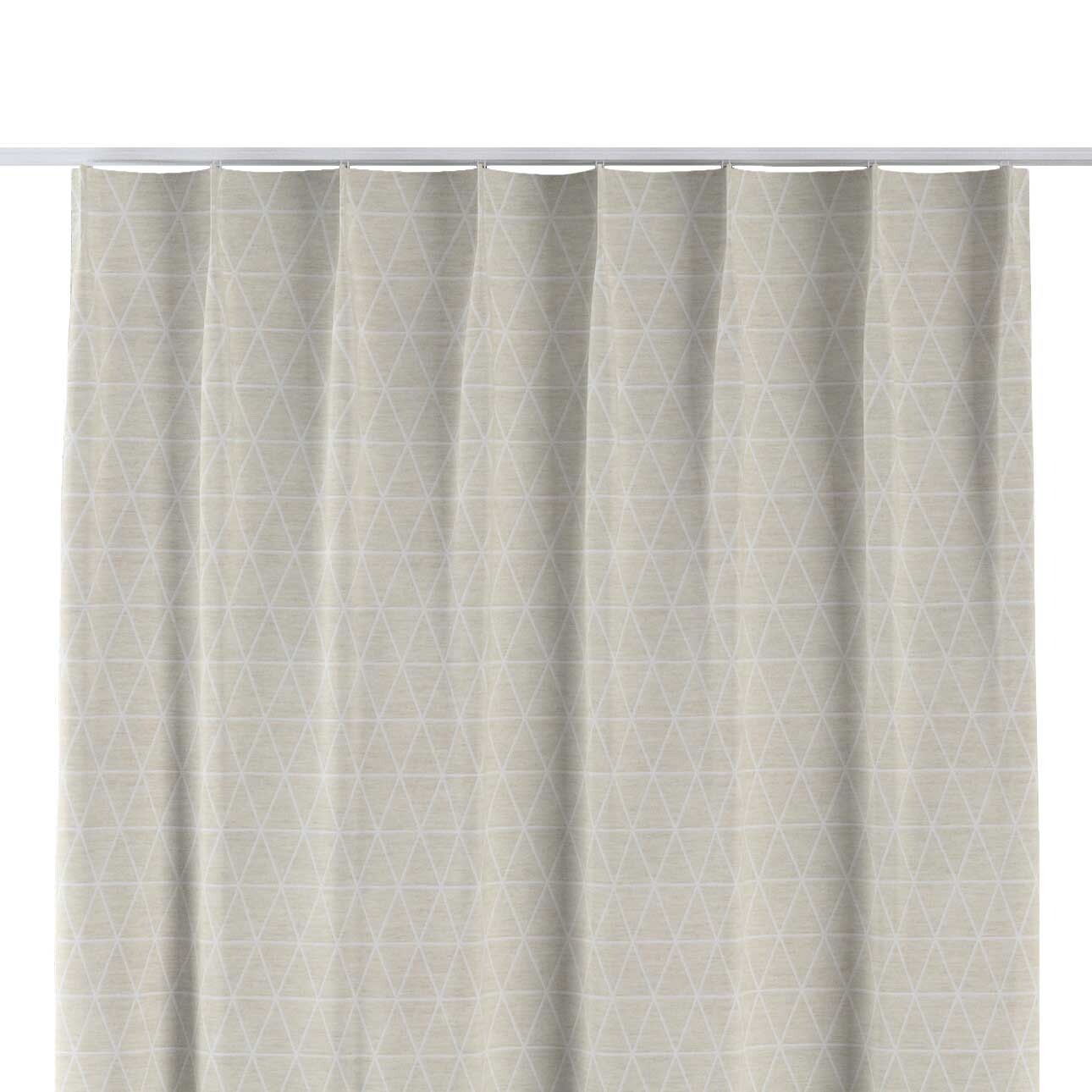 Vorhang mit flämischen 1-er Falten, beige, Sunny (143-49) günstig online kaufen