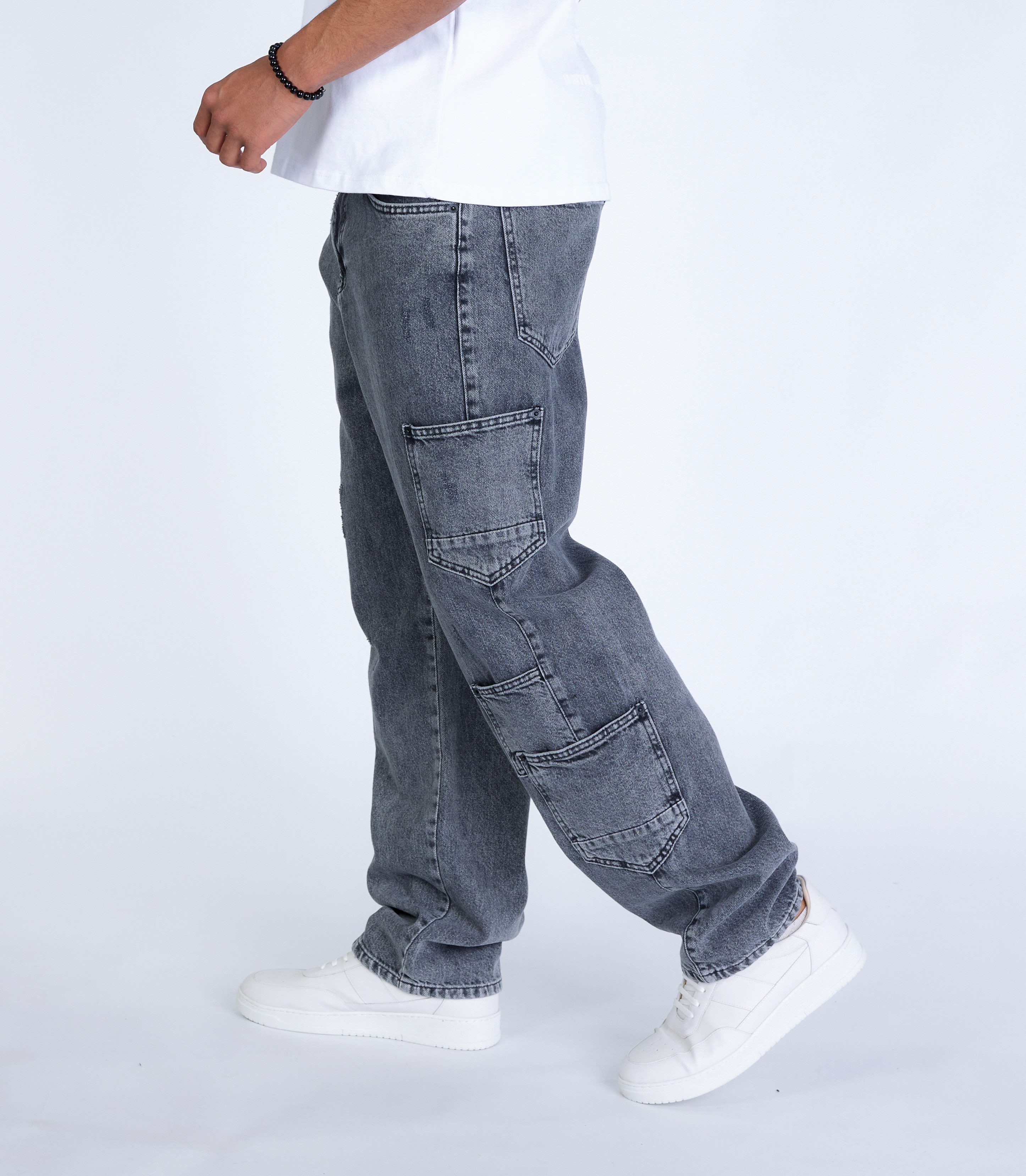 Denim House Loose-fit-Jeans Herren Baggy Cargo günstig online kaufen