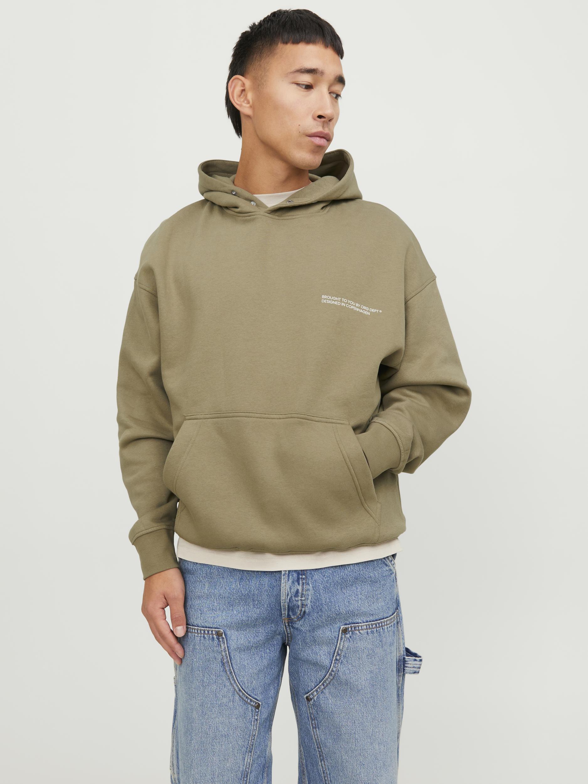 Jack & Jones Kapuzensweatshirt JORVESTERBRO BACK SWEAT HOOD SN günstig online kaufen