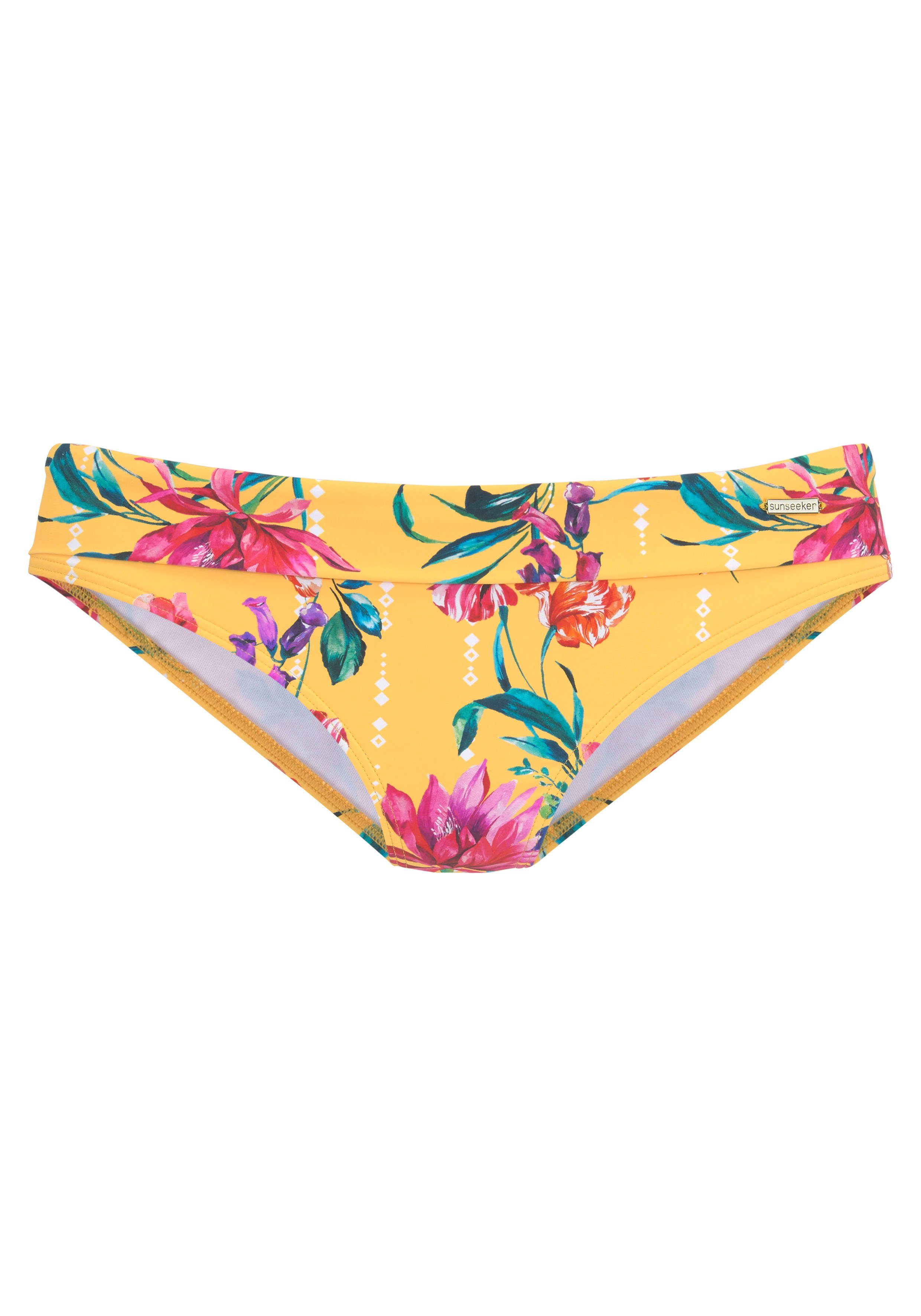 Sunseeker Bügel-Bandeau-Bikini-Top Modern, mit Blumenprint günstig online kaufen