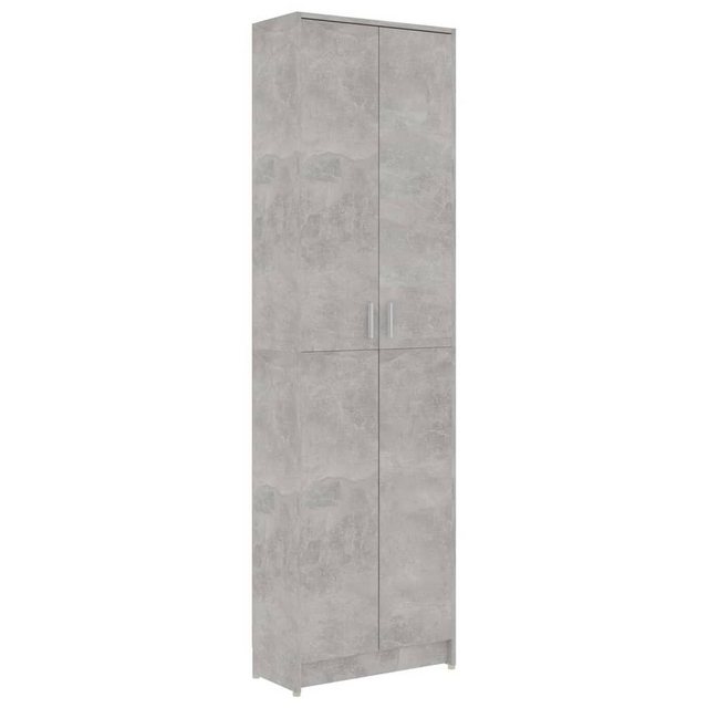 furnicato Kleiderschrank Garderobenschrank Betongrau 55x25x189 cm Holzwerks günstig online kaufen