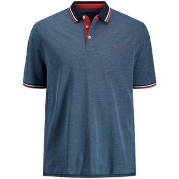 Jack & Jones  T-Shirts & Poloshirts 12143859 PAULOS POLO SS-DENIM BLUE günstig online kaufen