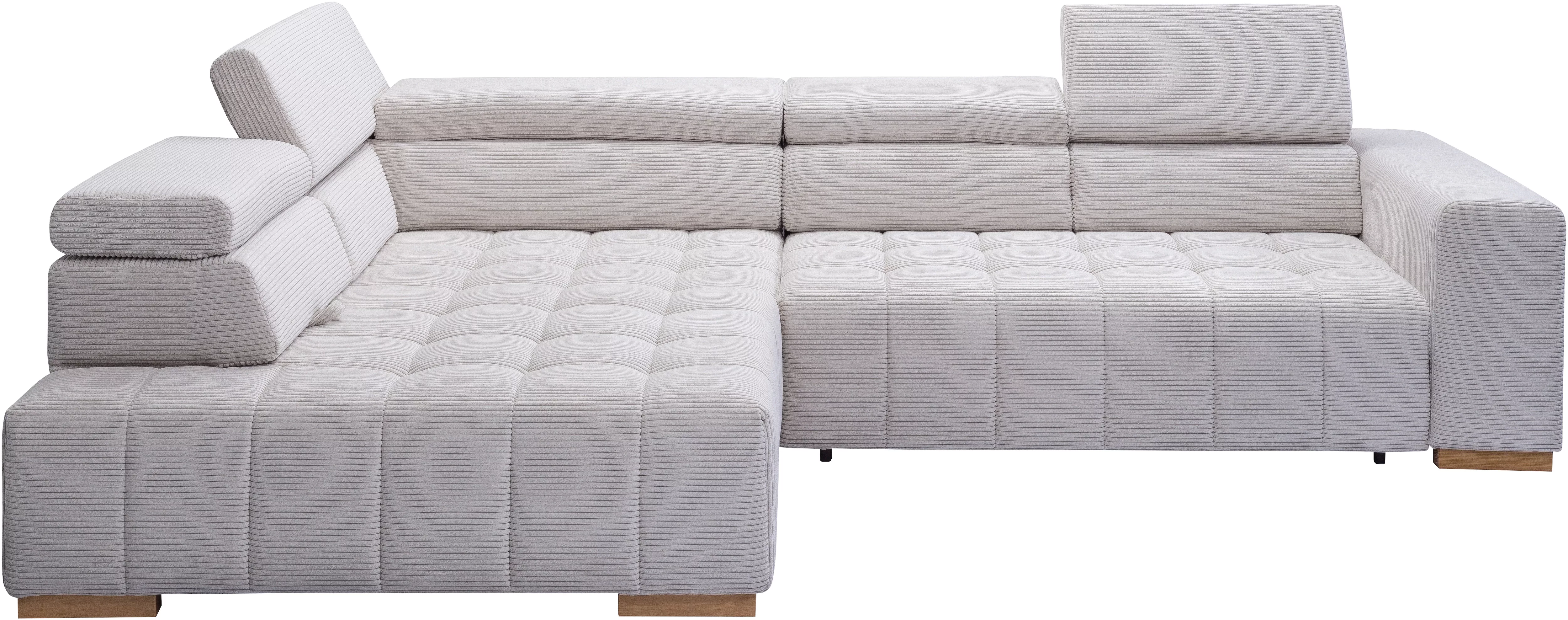 exxpo - sofa fashion Ecksofa "Elianos, hoher Sitzkomfort, aufwendige Kreuzs günstig online kaufen